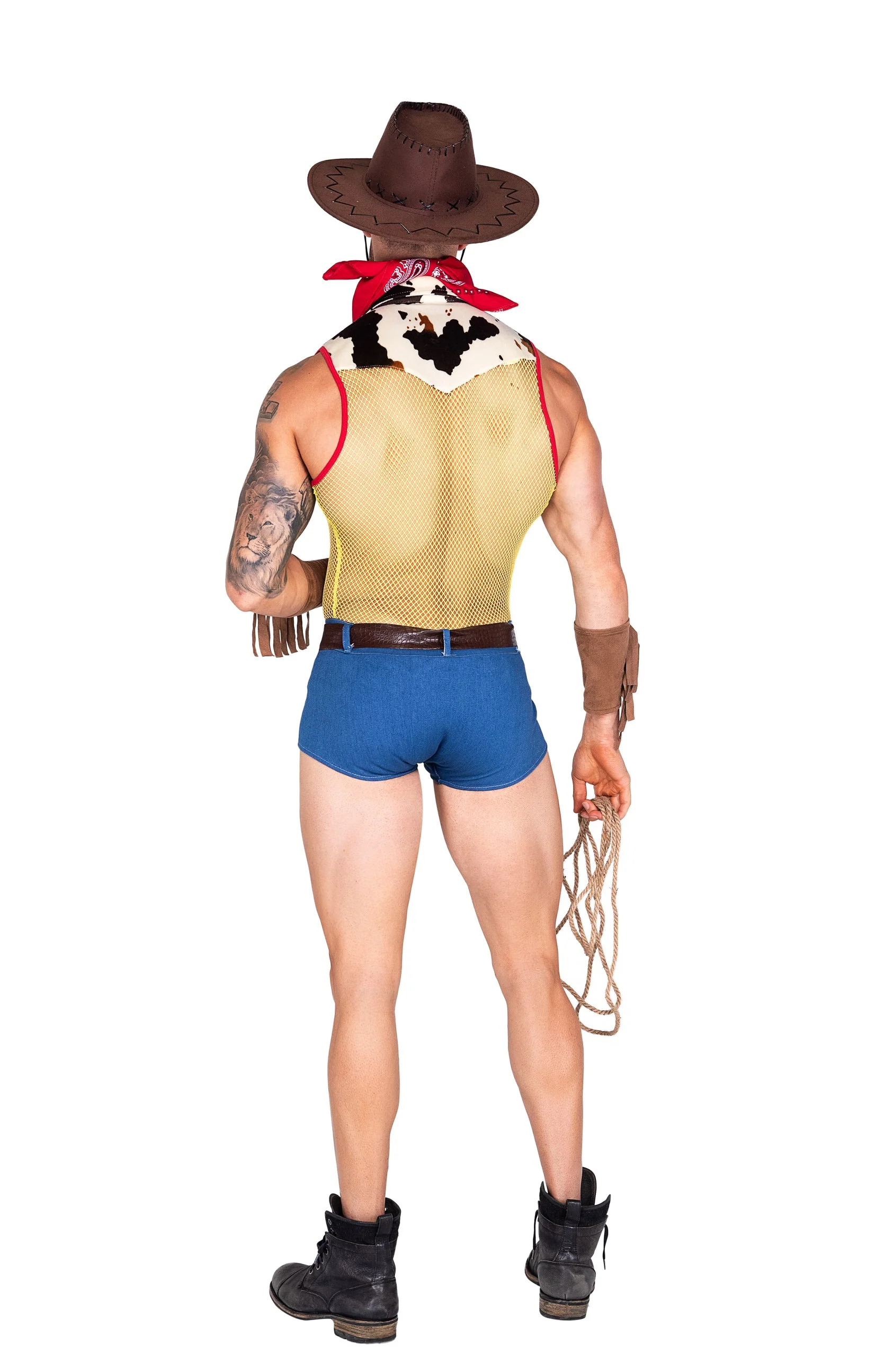 5019 - 4pc Playful Sheriff Men’s Costume - Image 2