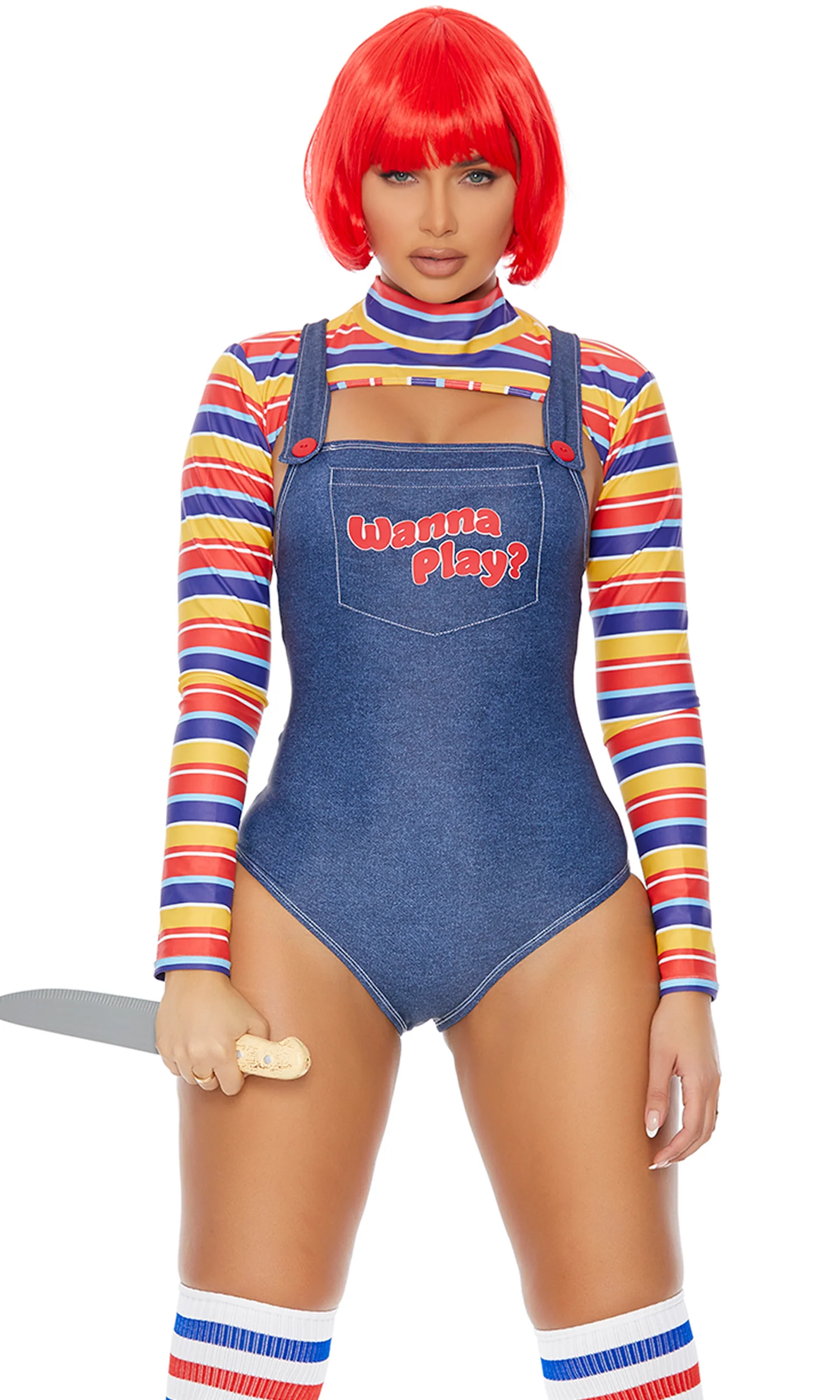 Wanna Play? Sexy Movie Character Costume - Image 3