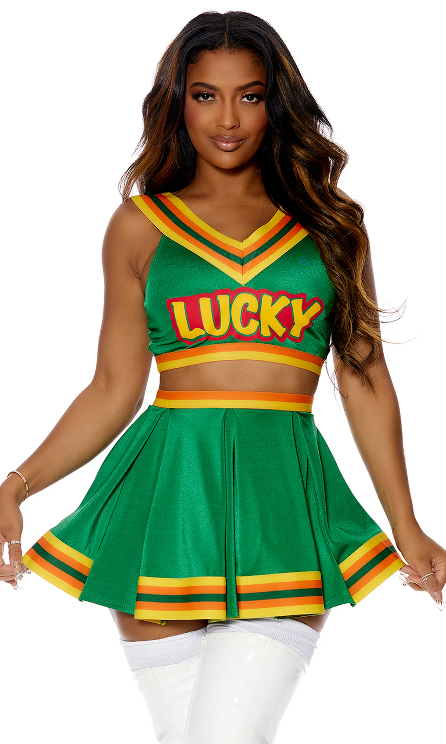 Lucky Clover Sexy Movie Character Costume - Image 4