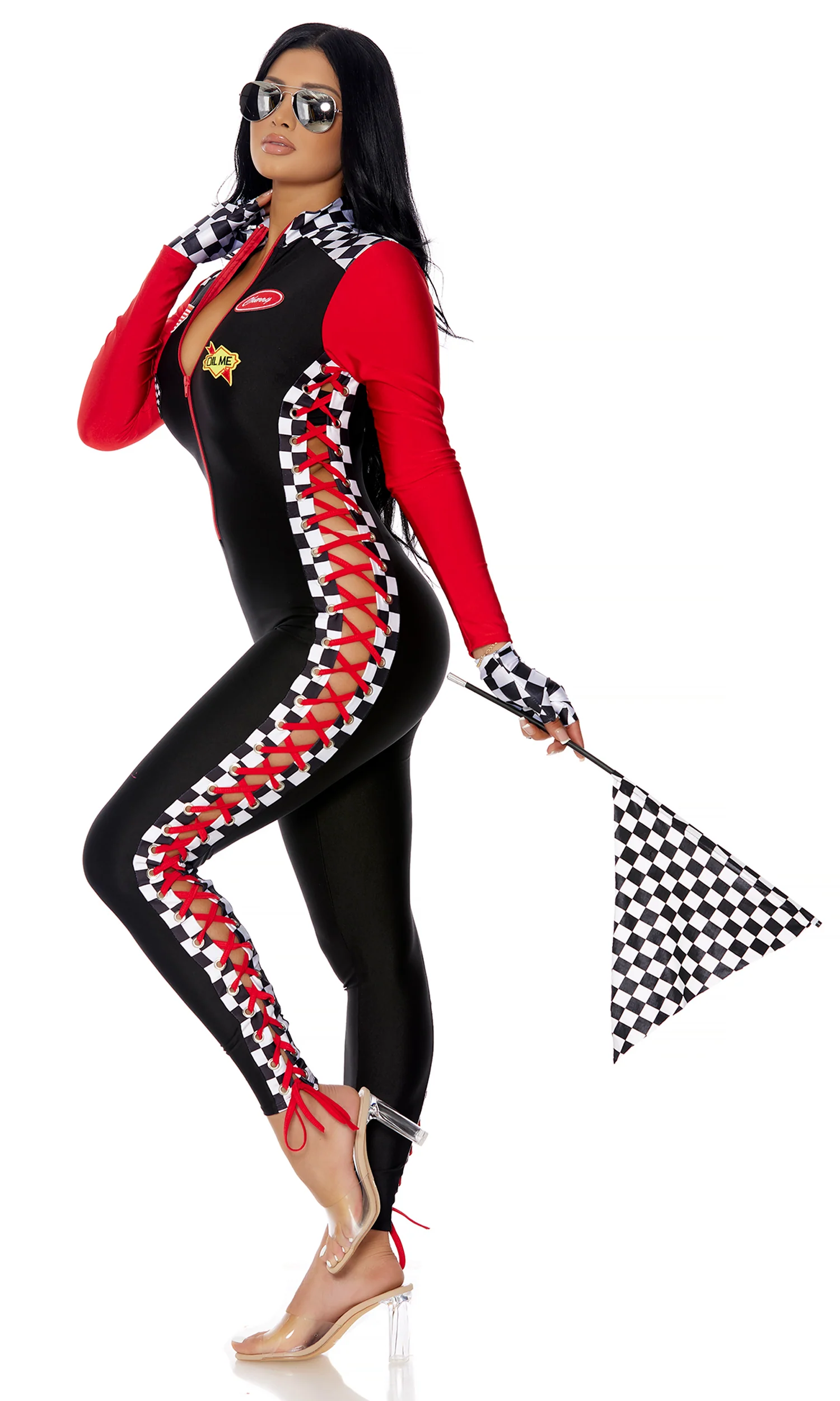 Shift Gears Sexy Racer Costume - Image 2