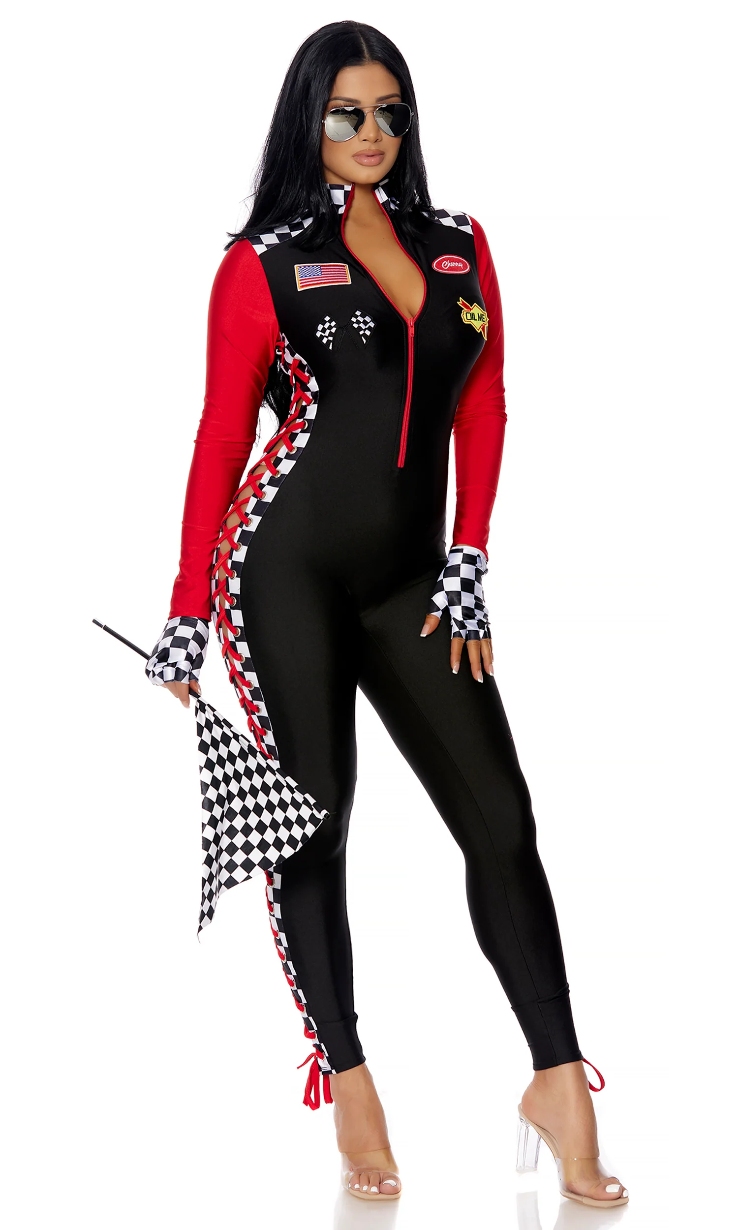 Shift Gears Sexy Racer Costume - Image 4