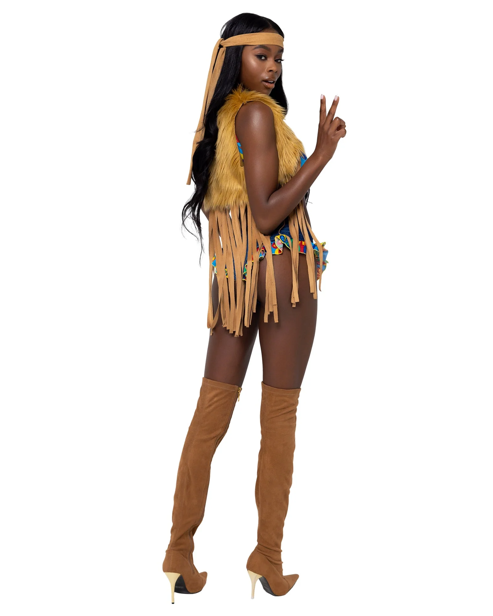 6205 - 4PC Peace & Love Hippie - Image 2