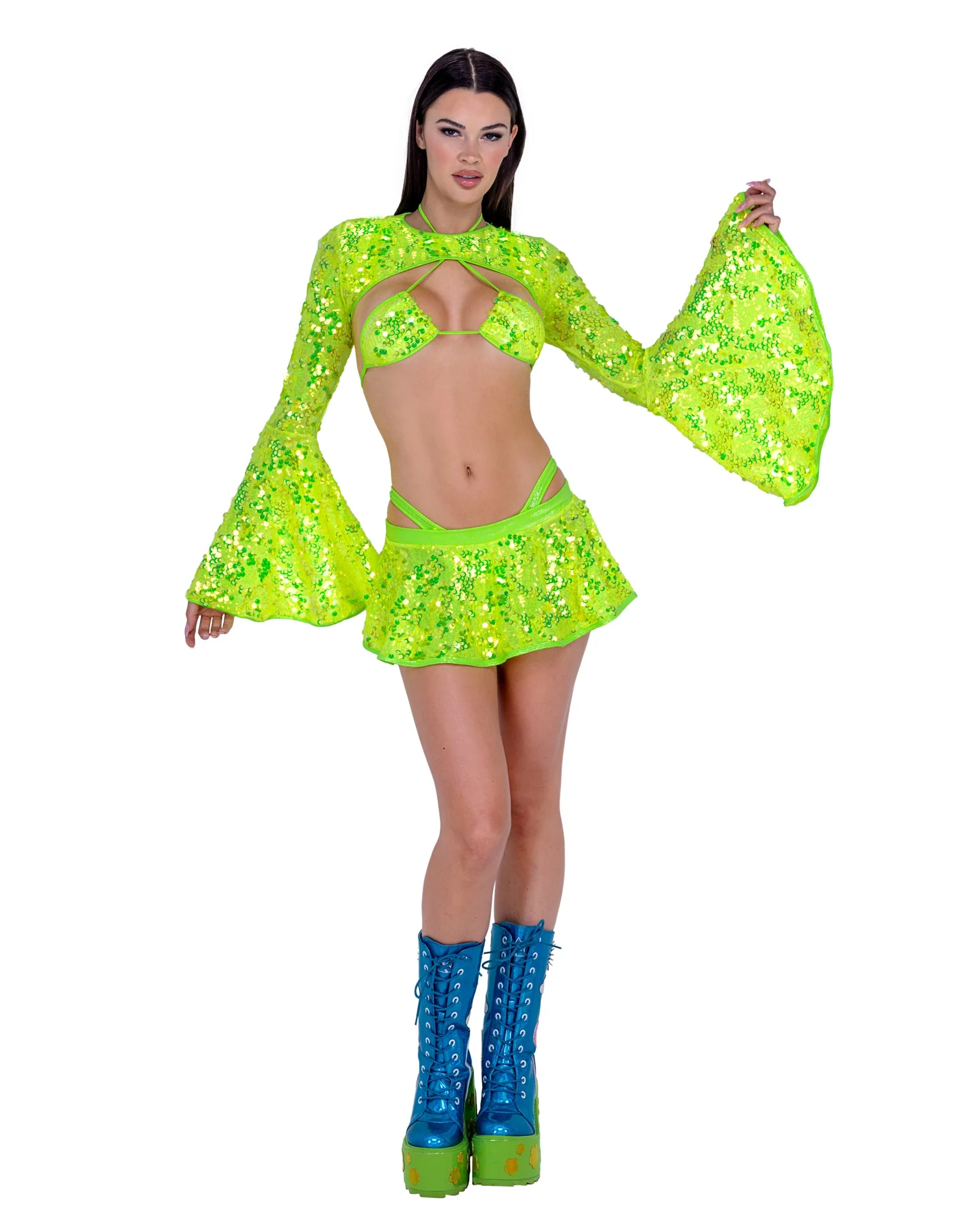 6413 - Sequin Bikini Top - Image 7