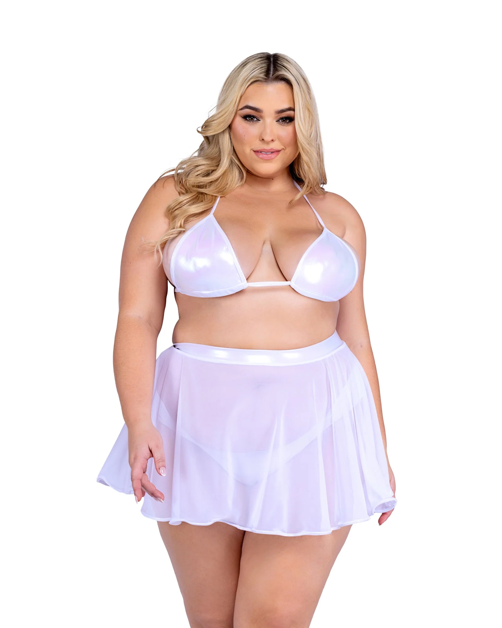 6542 - Sheer Mesh Skirt - Image 3