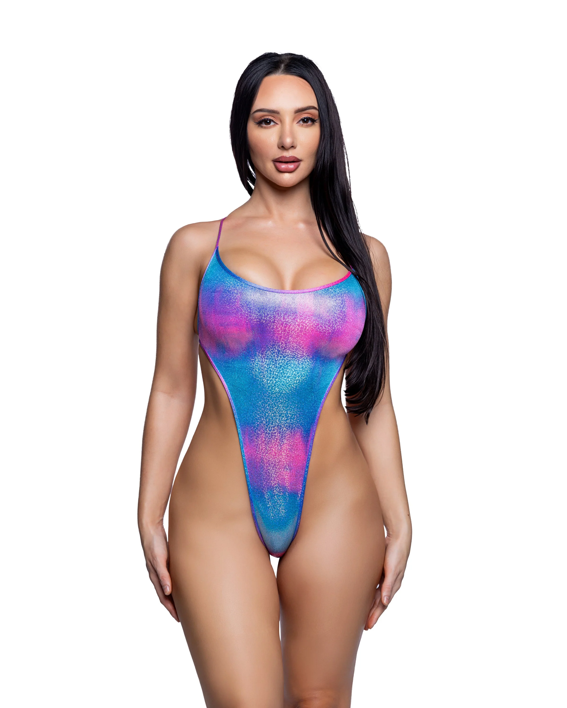 6754 - Shimmer String-Back Bodysuit - Image 2