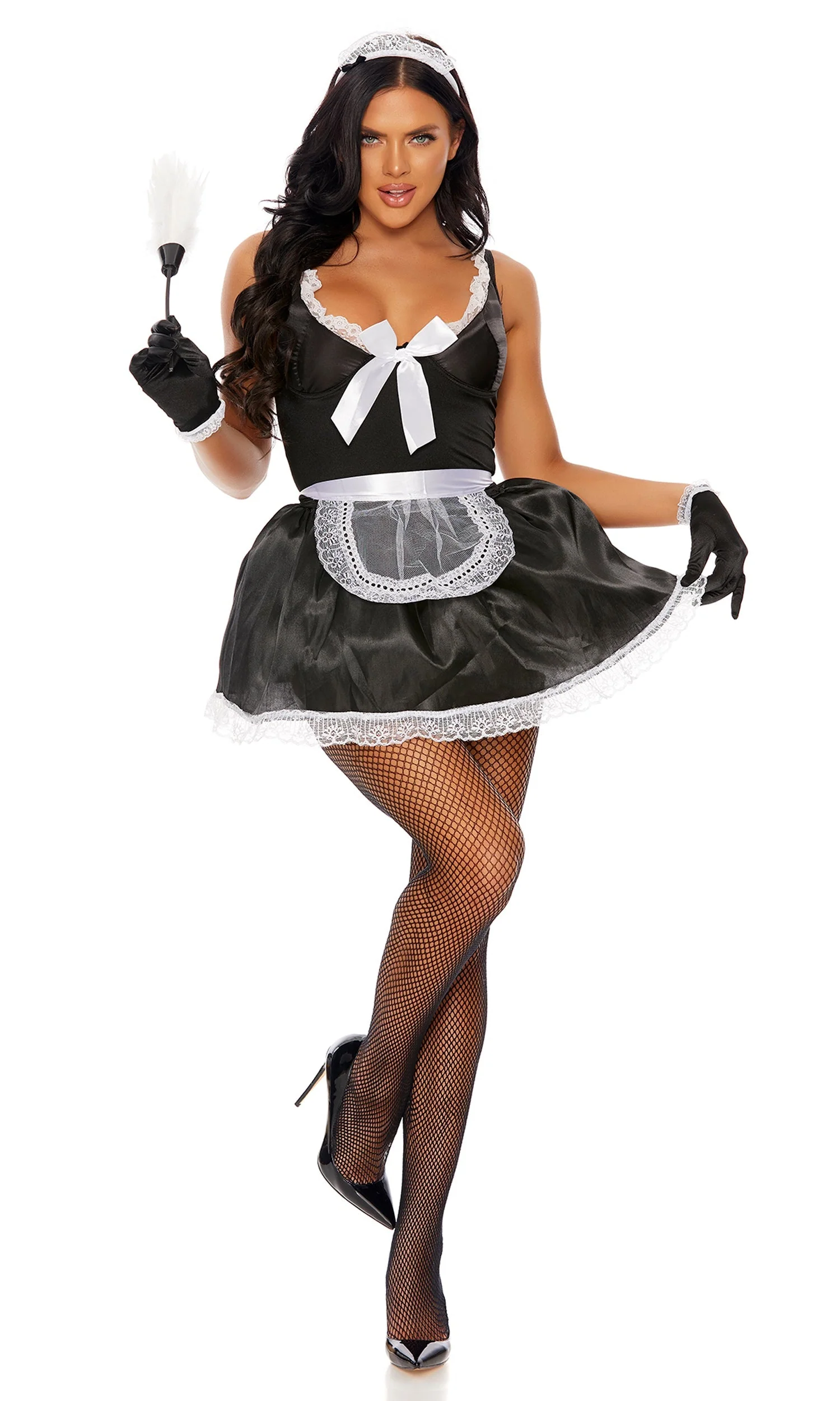 Domesticated Delight Sexy French Maid Costume - Image 6