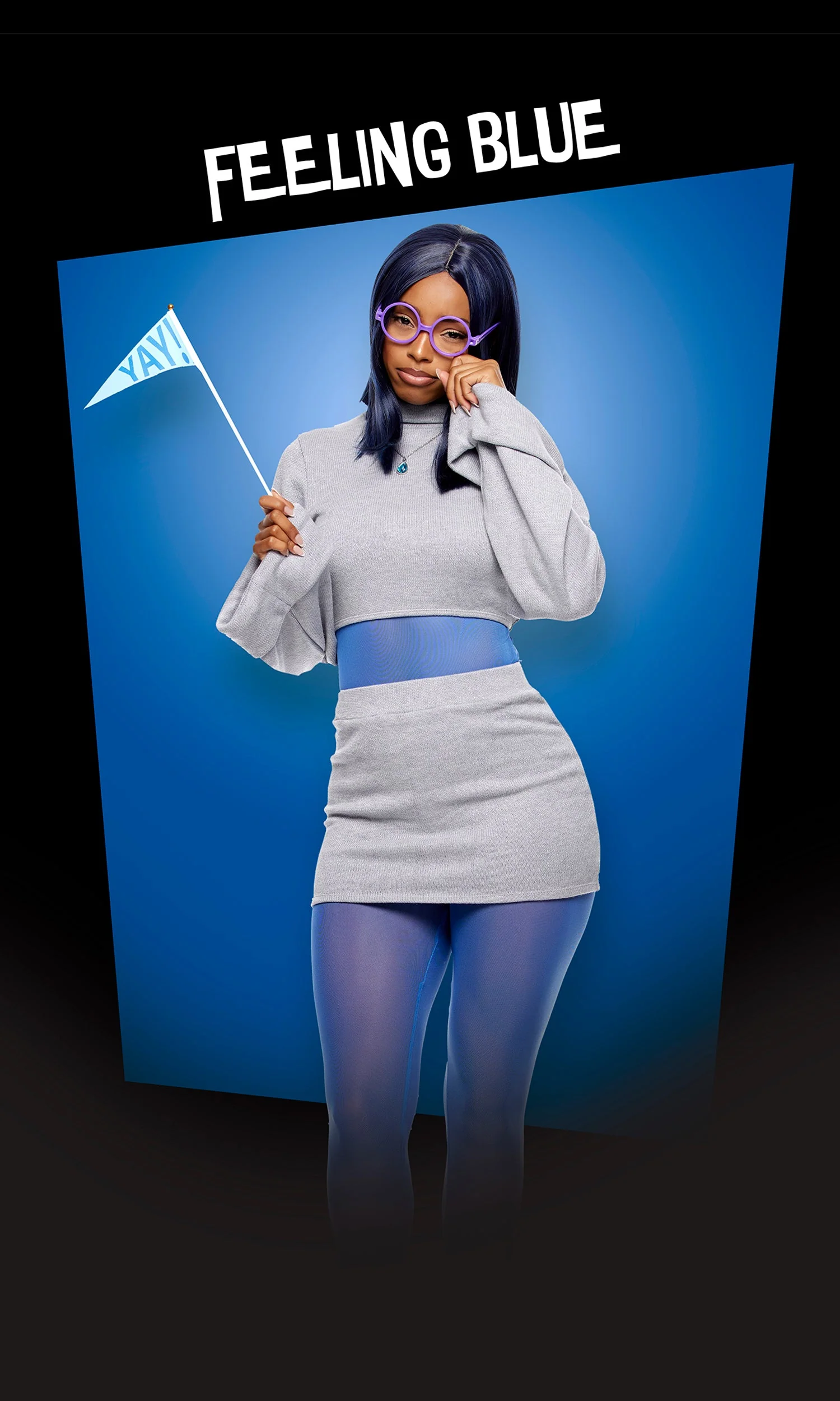 Feeling Blue Movie Character Costume - Image 4