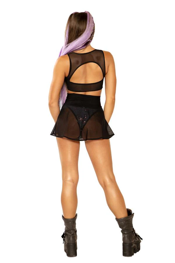 FF335 - Mesh Keyhole Top - Image 4