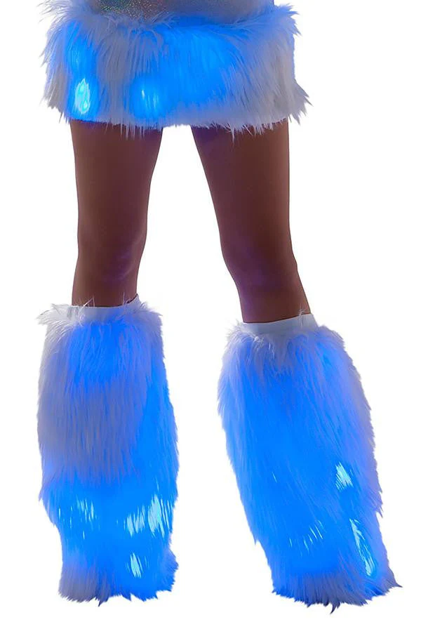 FF429 - Faux Fur Light-Up Legwarmers - Image 5