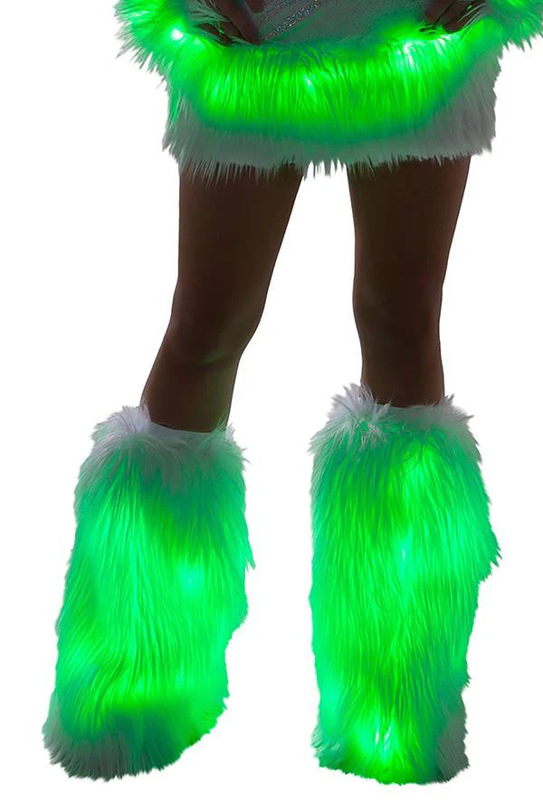 FF429 - Faux Fur Light-Up Legwarmers - Image 6
