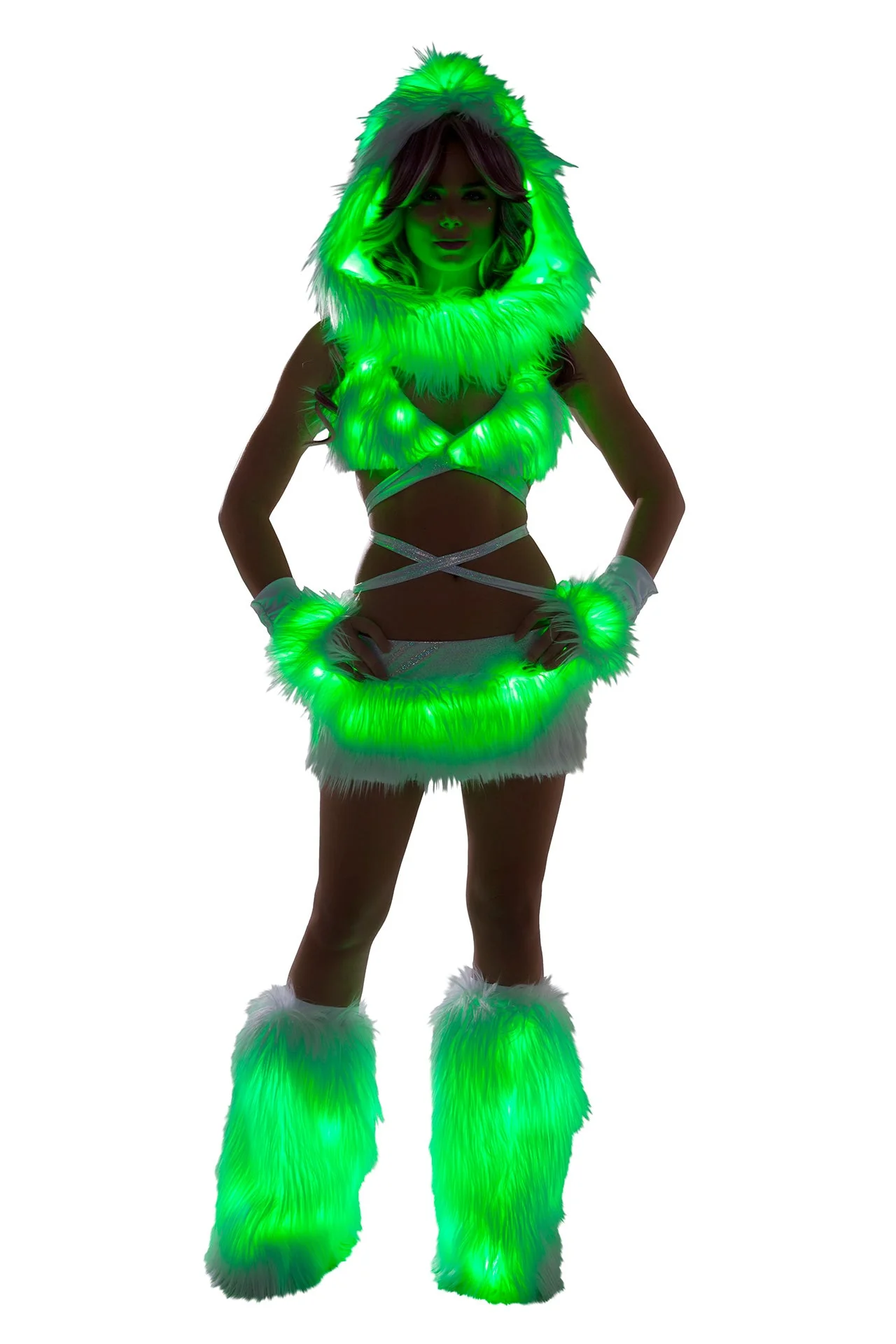 FF429 - Faux Fur Light-Up Legwarmers - Image 8