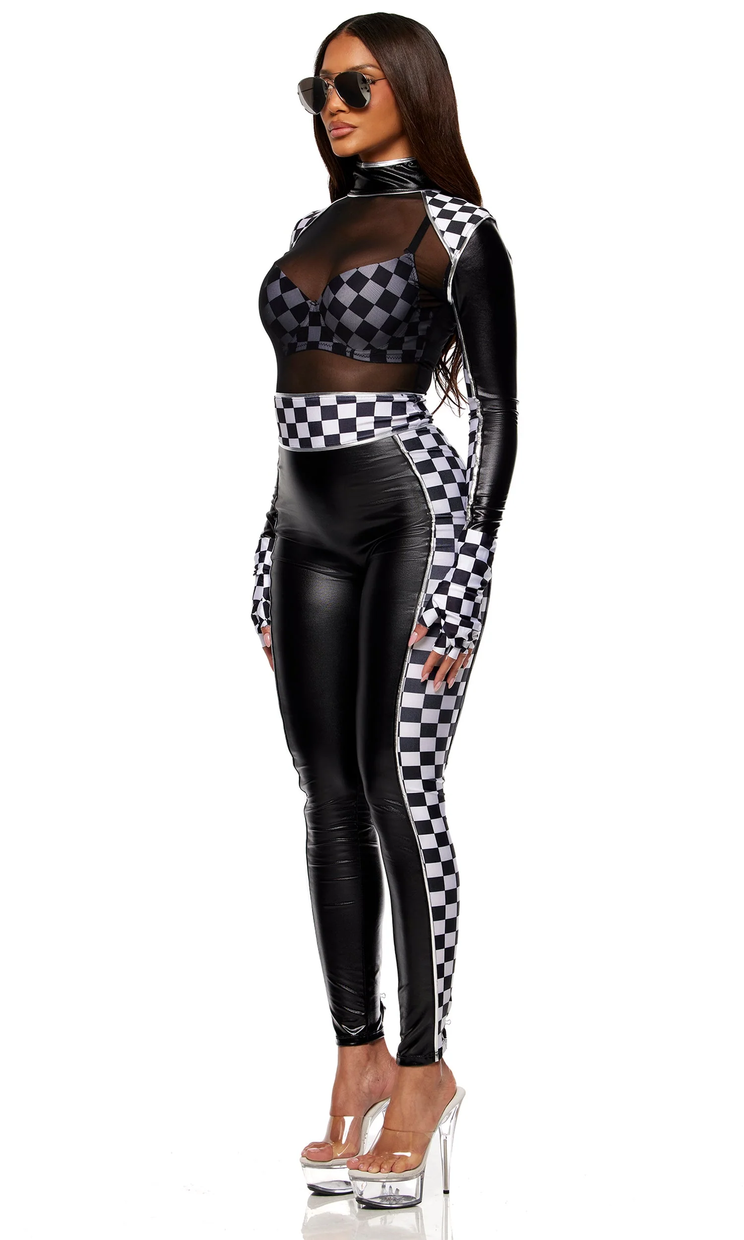 Finish Line Car Racer Costume for Women - Image 3