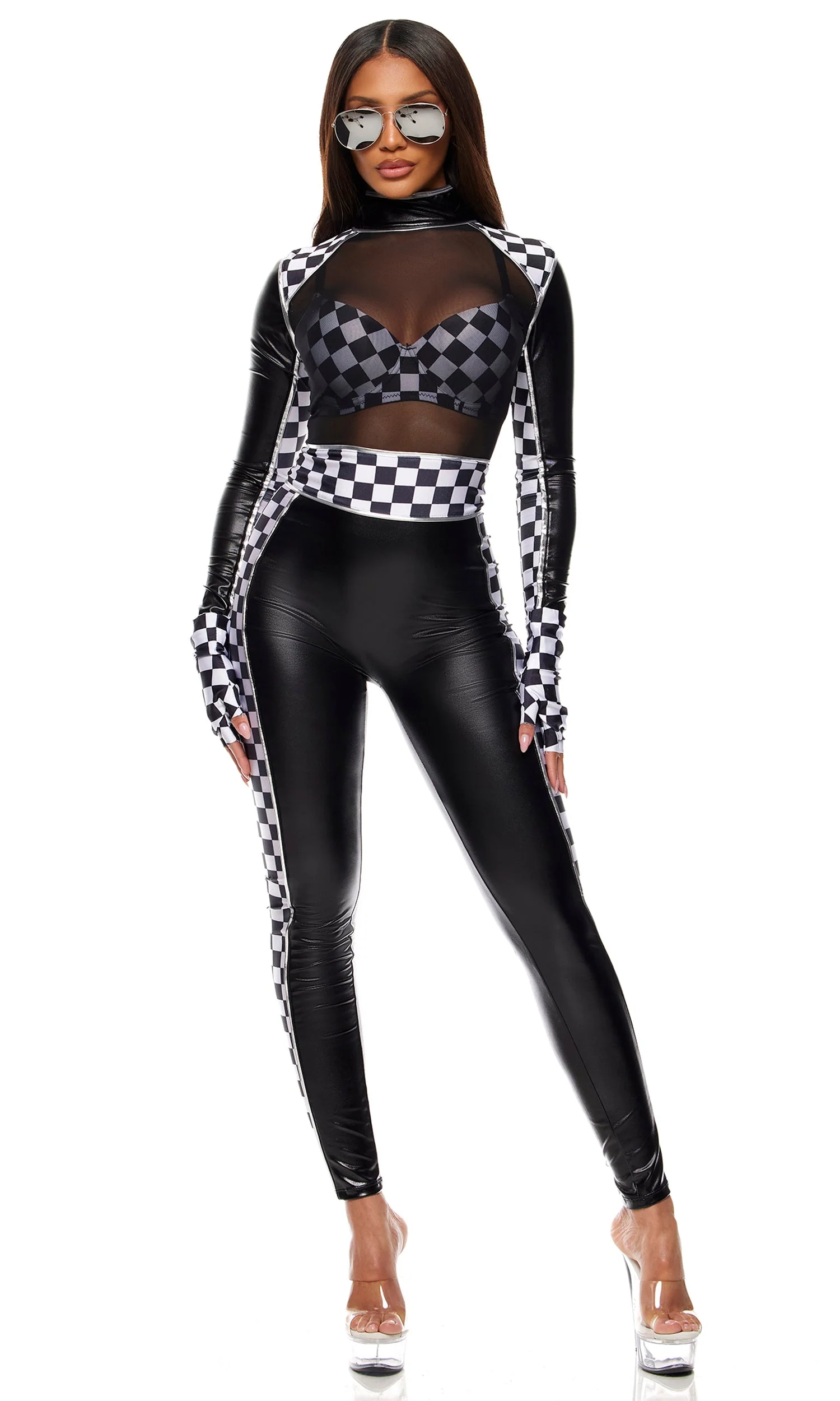 Finish Line Car Racer Costume for Women - Image 4