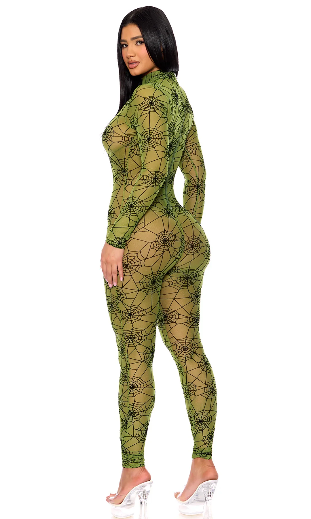 Spiderweb Jumpsuit Costume - Image 2