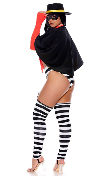 Burger Bandit Sexy Character Costume - Image 3