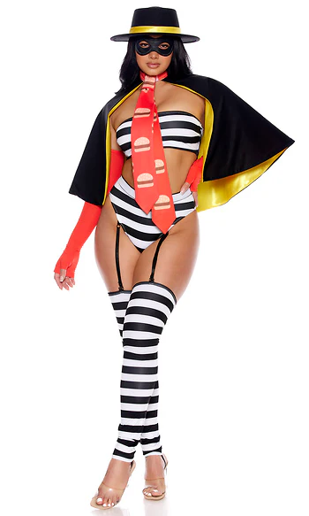 Burger Bandit Sexy Character Costume - Image 4