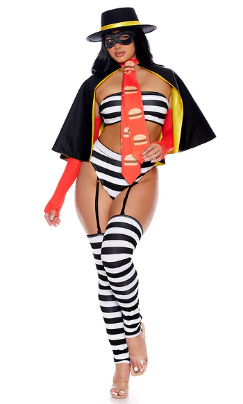 Burger Bandit Sexy Character Costume - Image 5