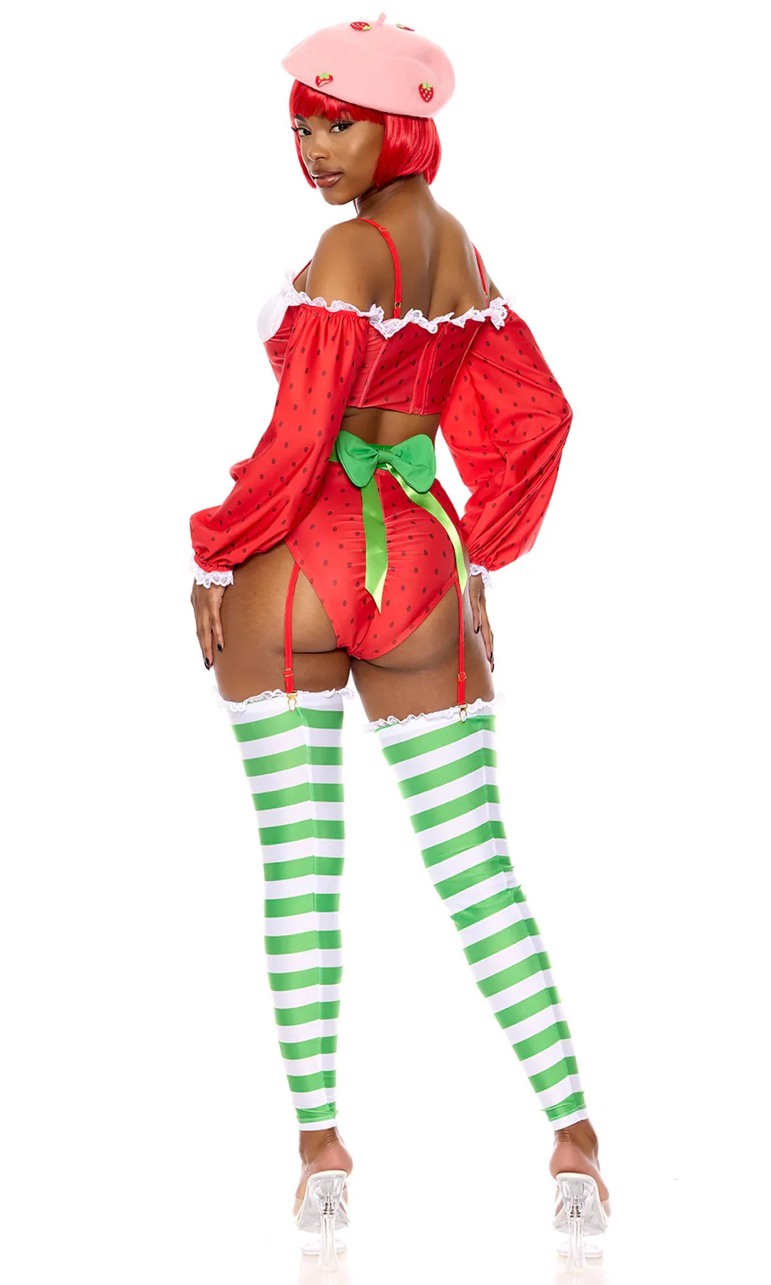 Strawberry Shortie Cartoon Character Costume - Image 2