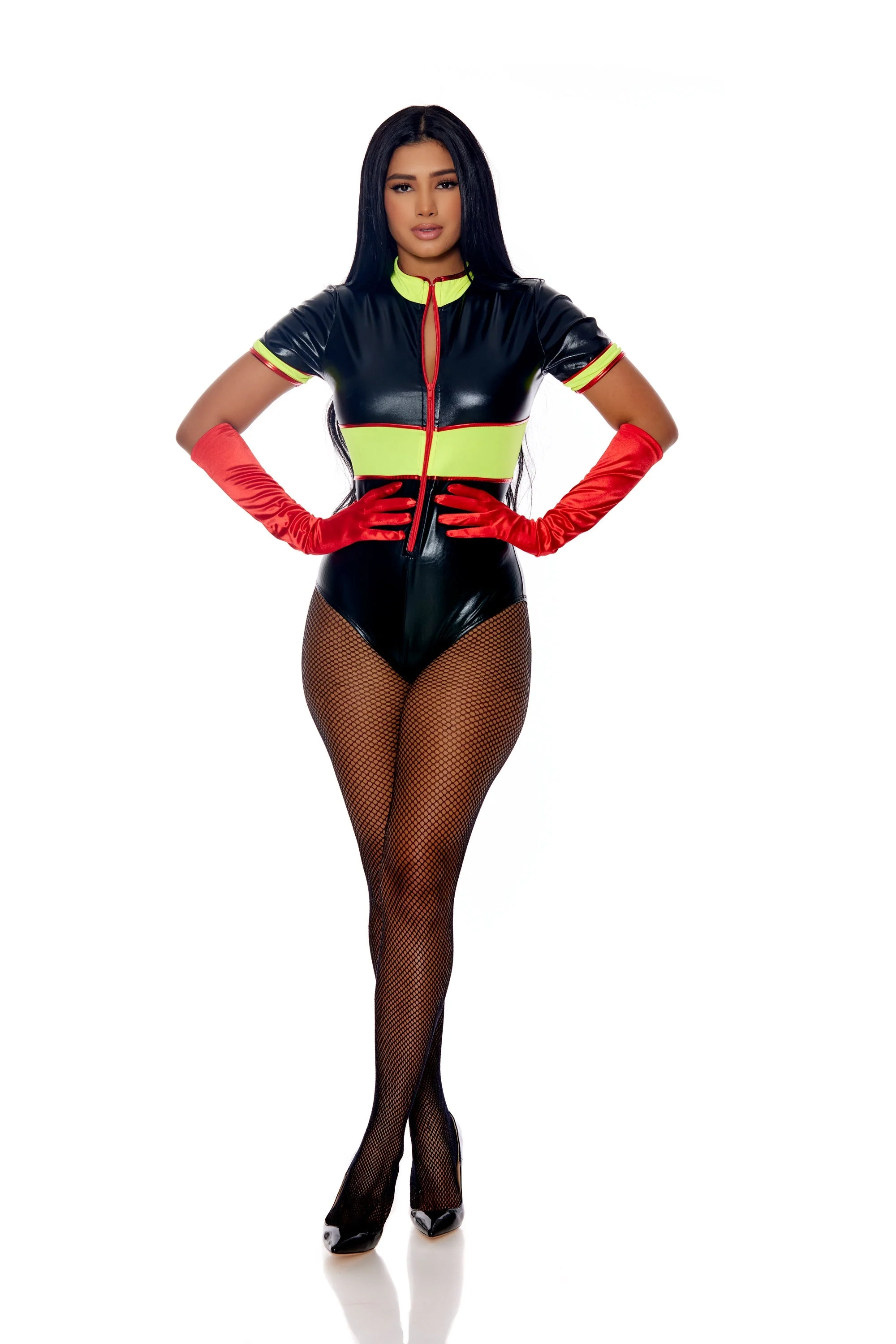 Hot Spot Sexy Firefighter Costume - Image 4