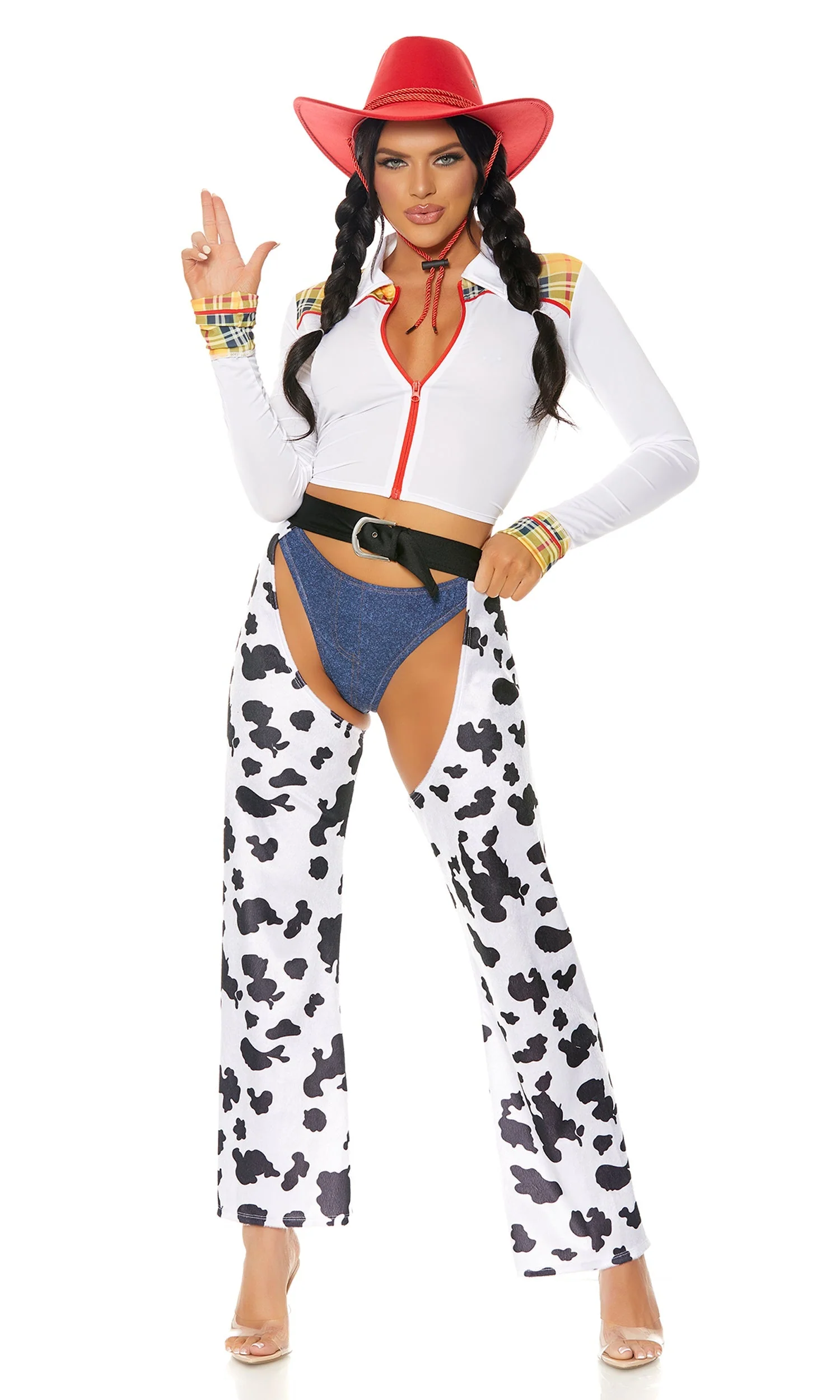 Keep It Light Sexy Cowgirl Costume - Image 5