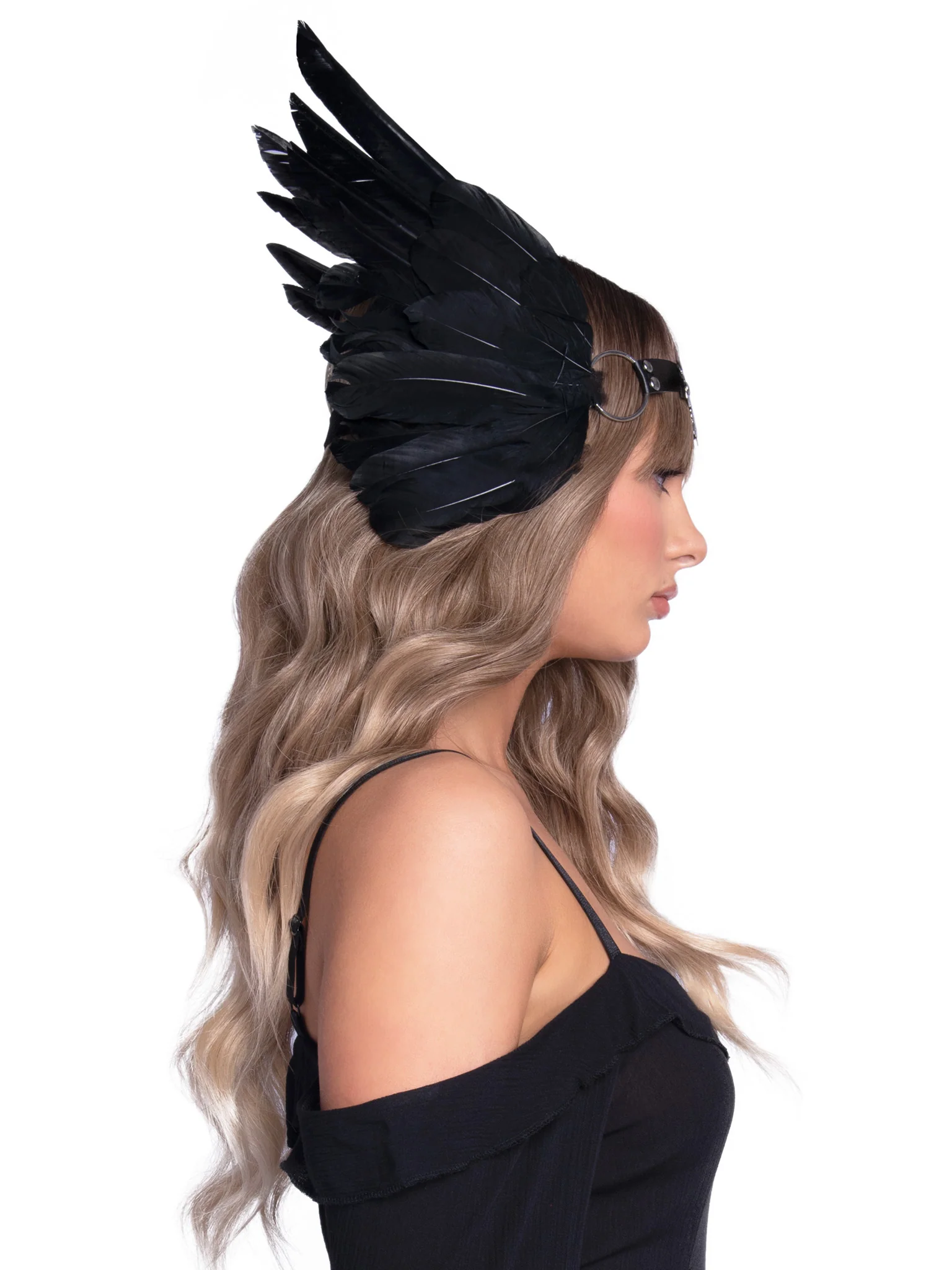 Leg Avenue A2914 Filigree Medallion Feather Headband - Image 12