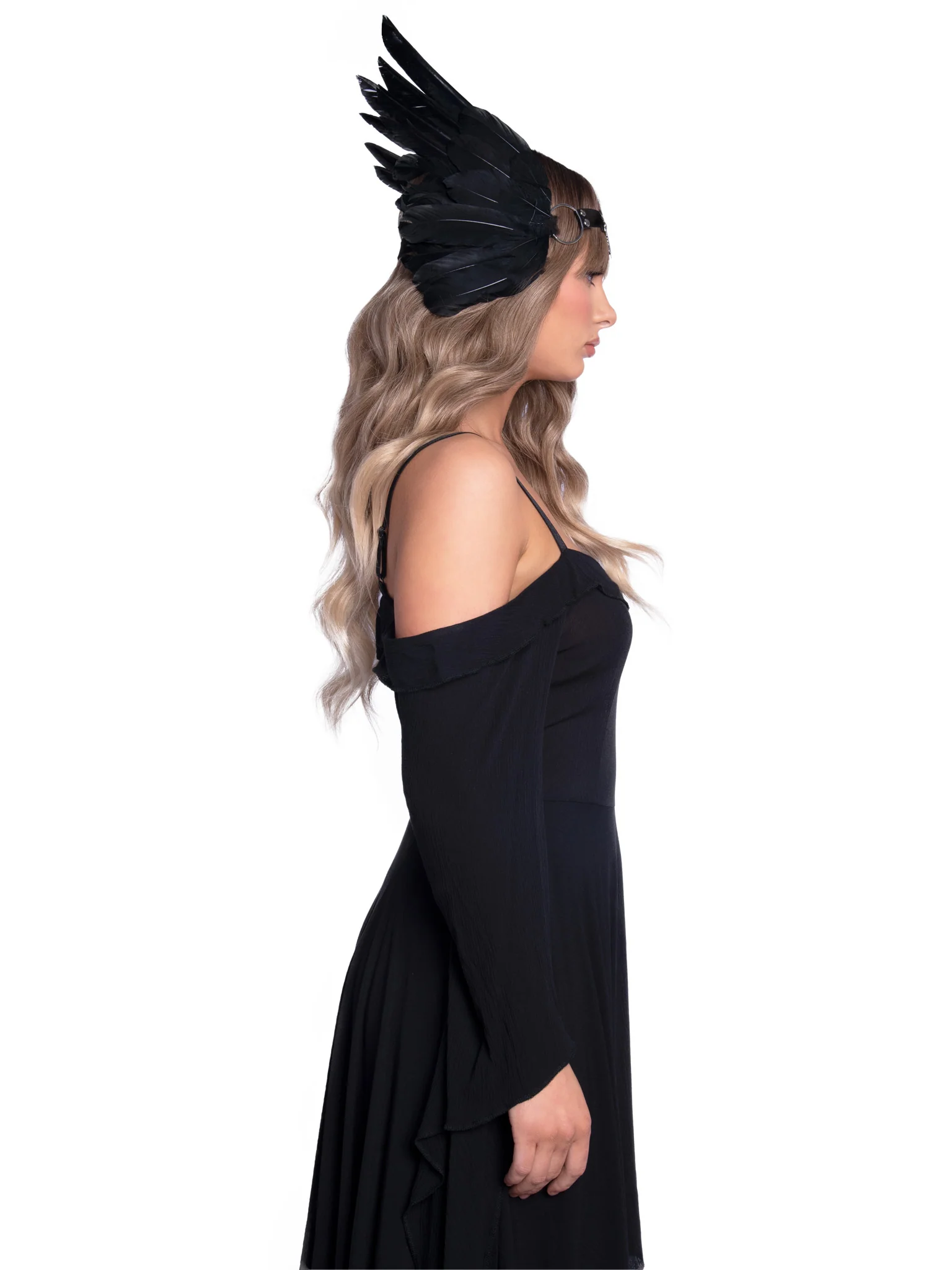 Leg Avenue A2914 Filigree Medallion Feather Headband - Image 13