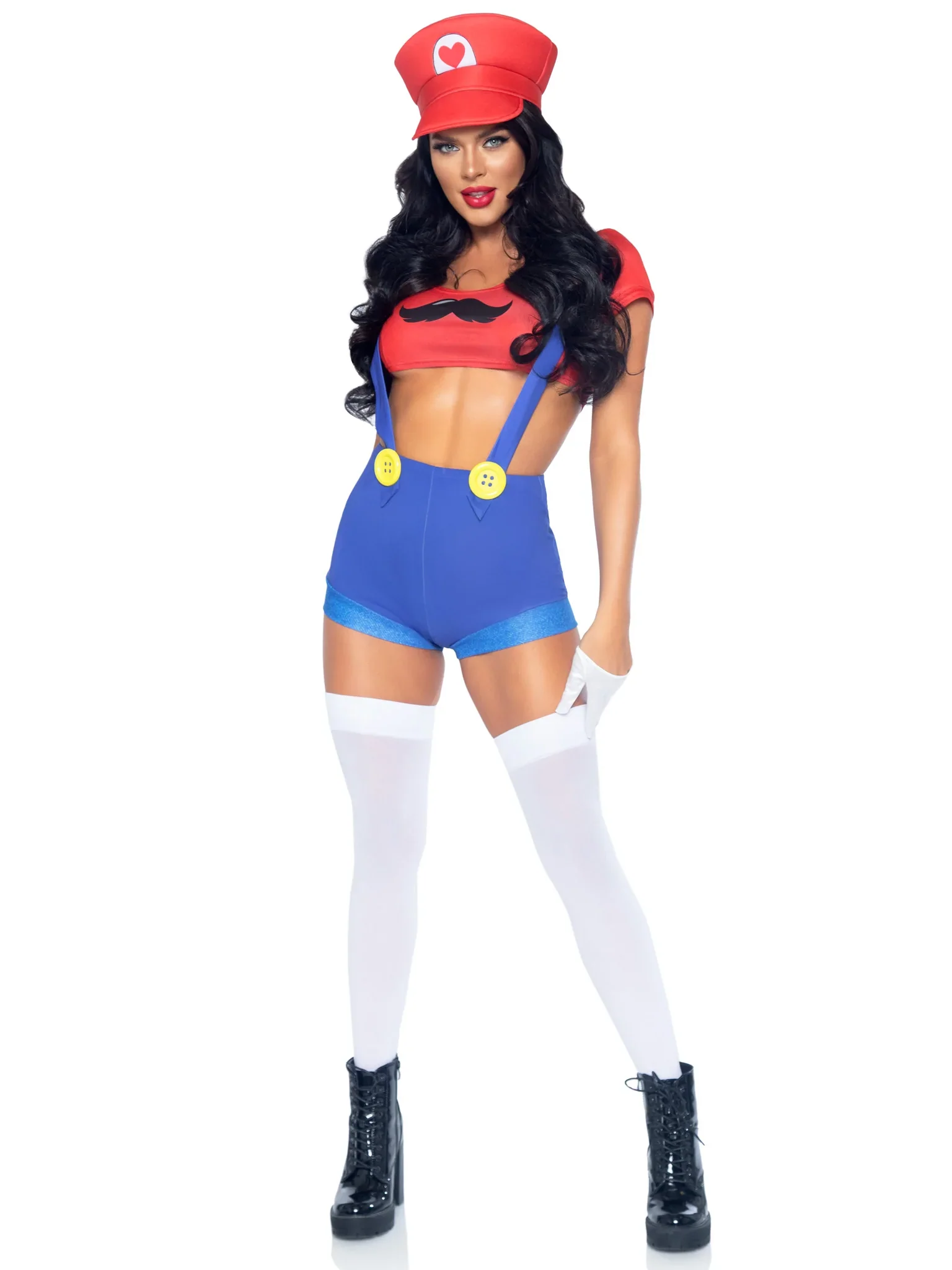Gamer Babe Sexy Costume With Hat - Image 2