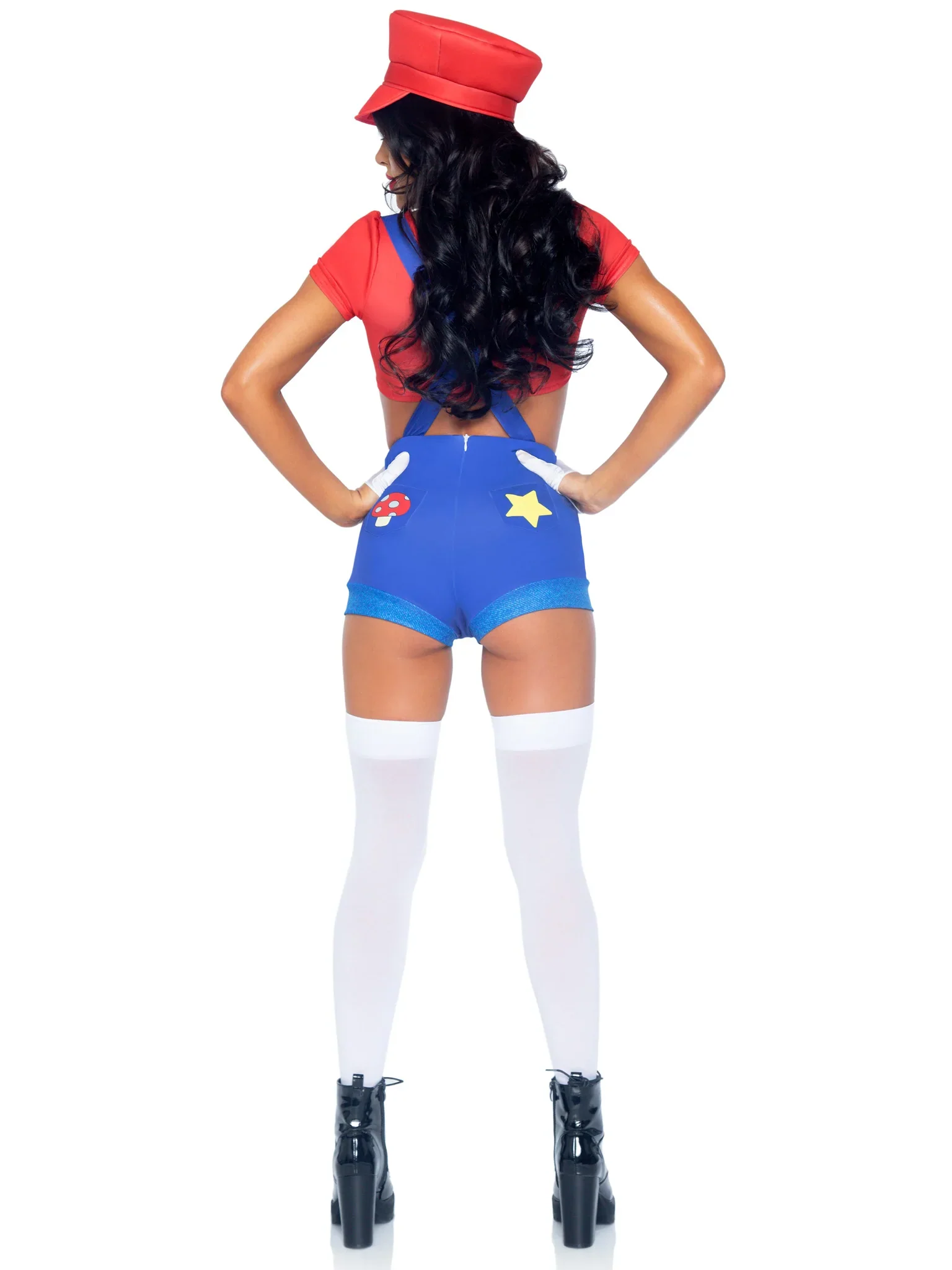 Gamer Babe Sexy Costume With Hat - Image 4