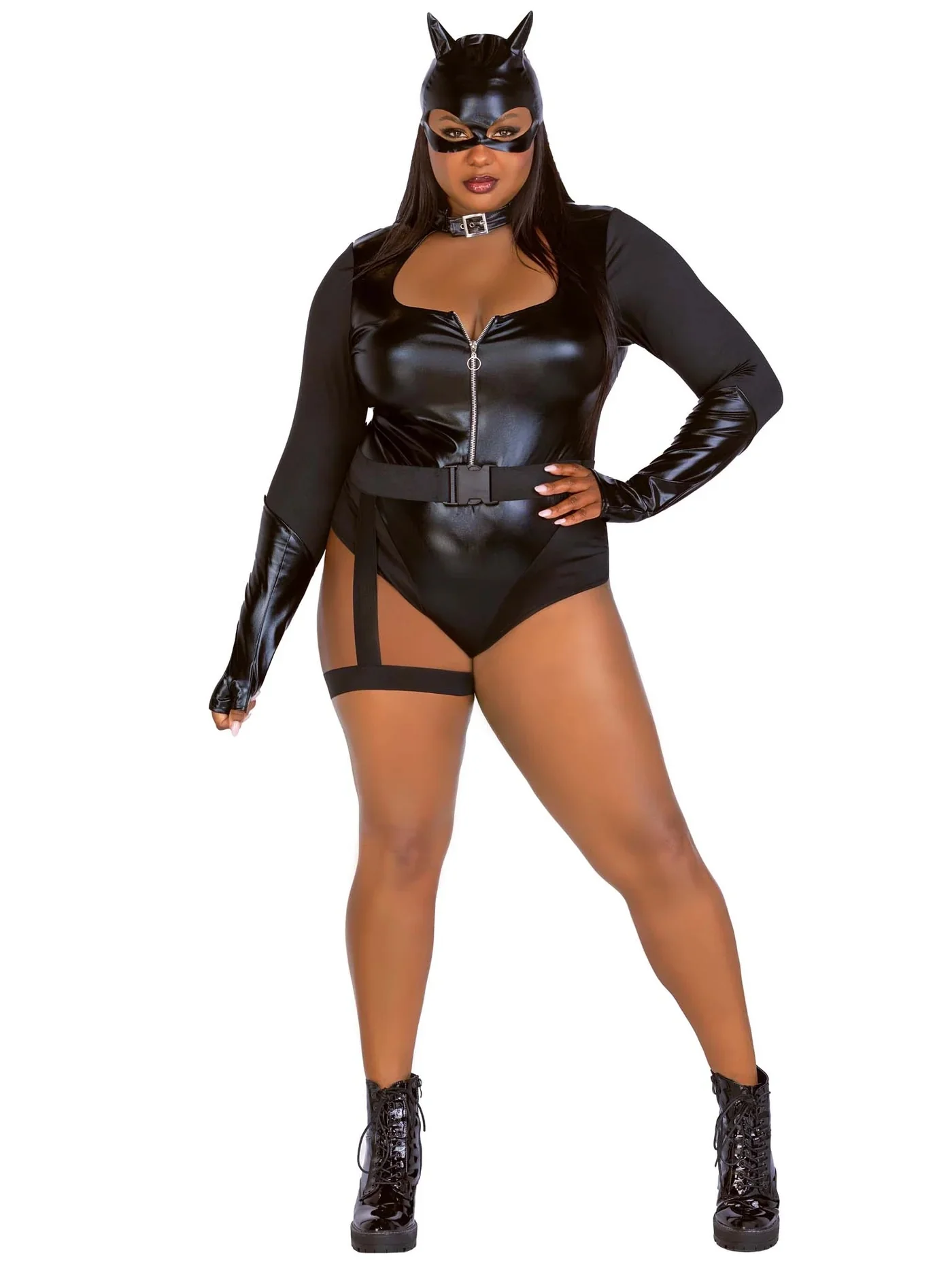 Plus Fierce Feline Costume - Image 5