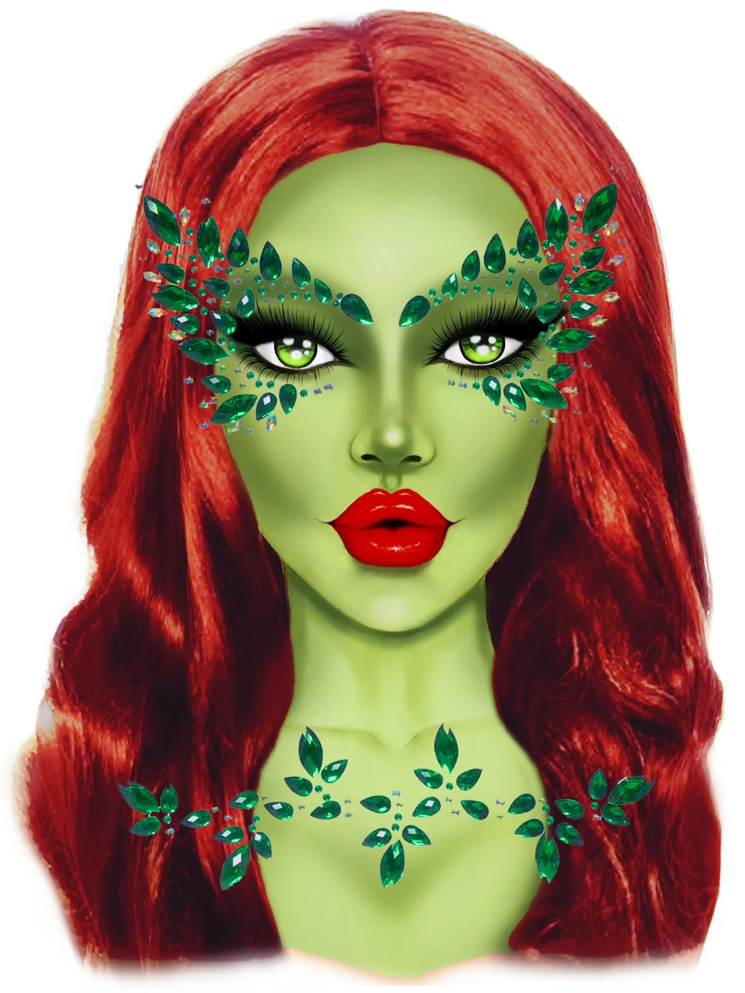 Leg Avenue Poison Adhesive Face Jewels Sticker - Image 2