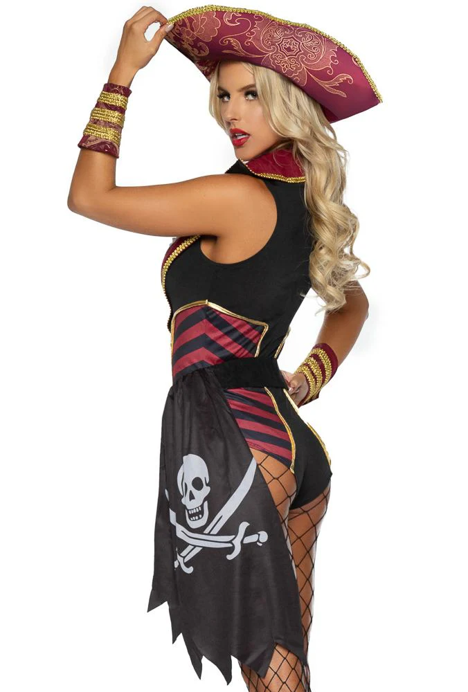Sultry Swashbuckler Pirate Costume - Image 2