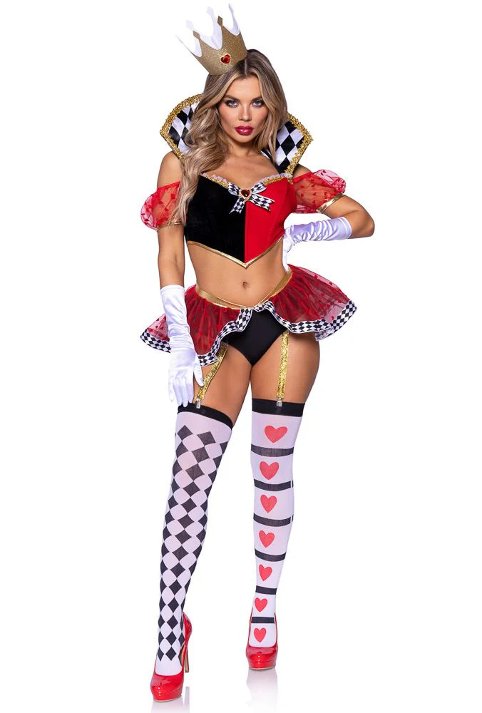 Wicked Wonderland Queen Costume - Image 2