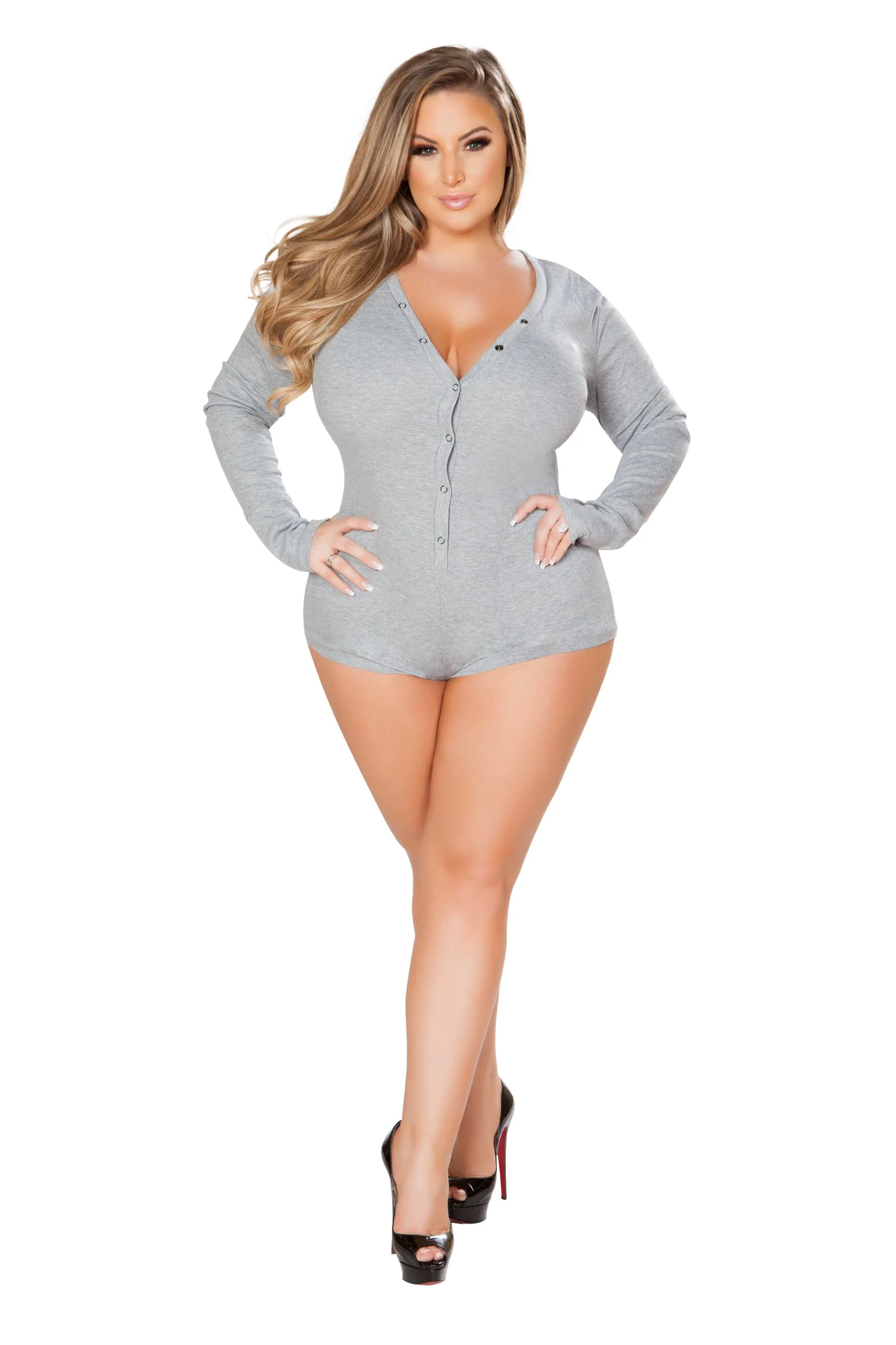 LI211 - Cozy and Comfy Sweater Romper - Image 10