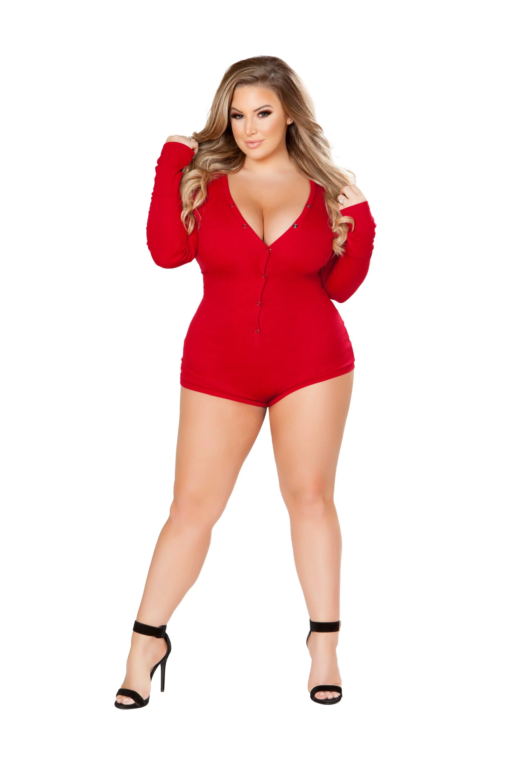 LI211 - Cozy and Comfy Sweater Romper - Image 16