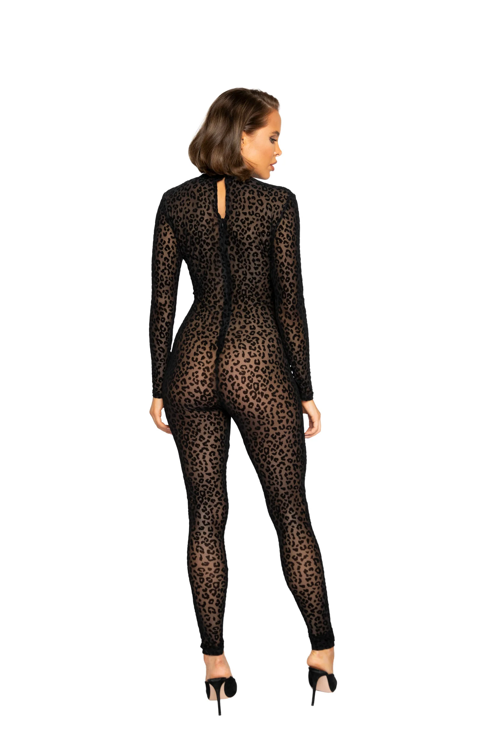 LI376 - Velvet Leopard Bodysuit - Image 2