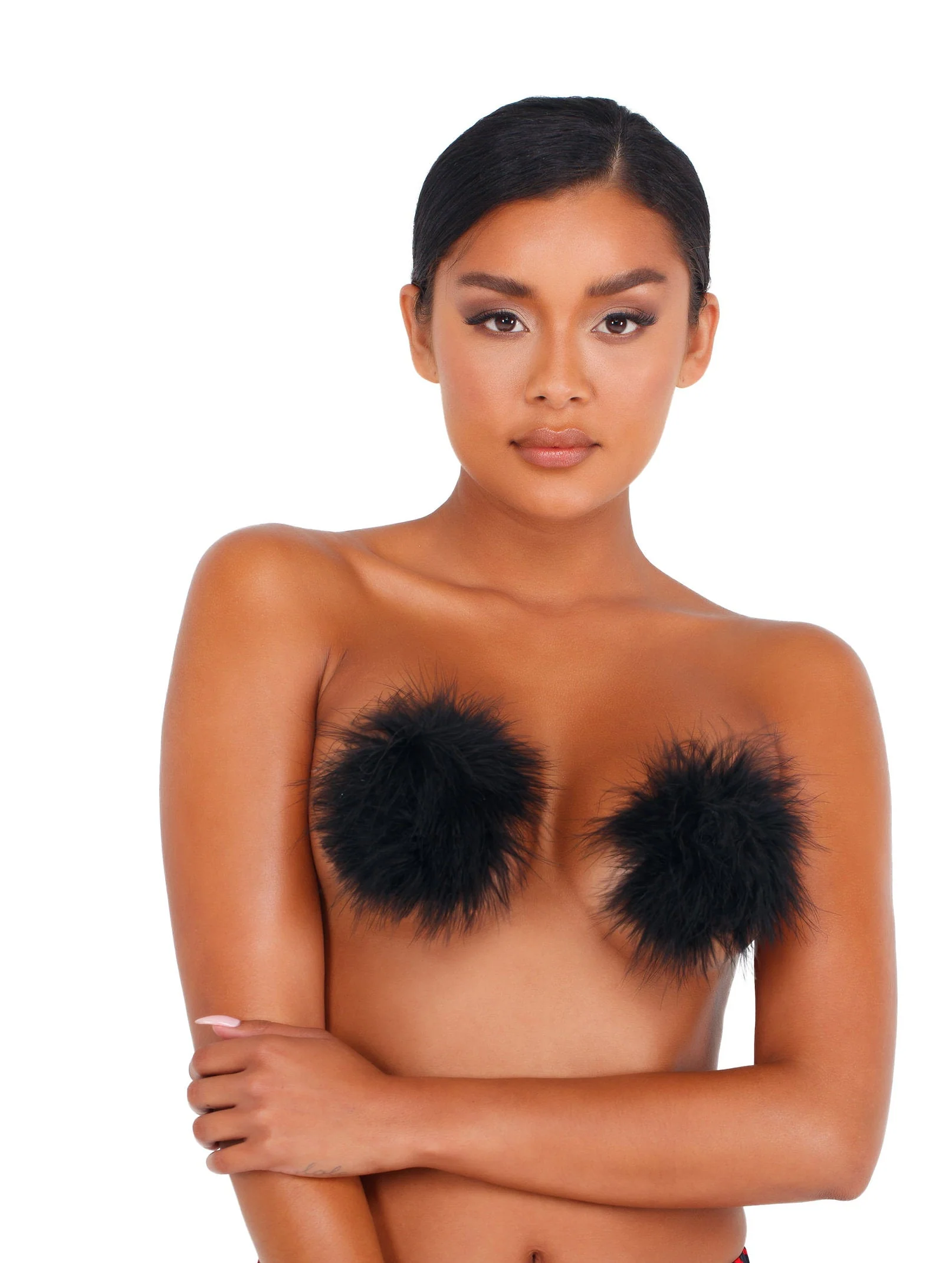 LI416 - Pair of Furry Pasties - Image 2