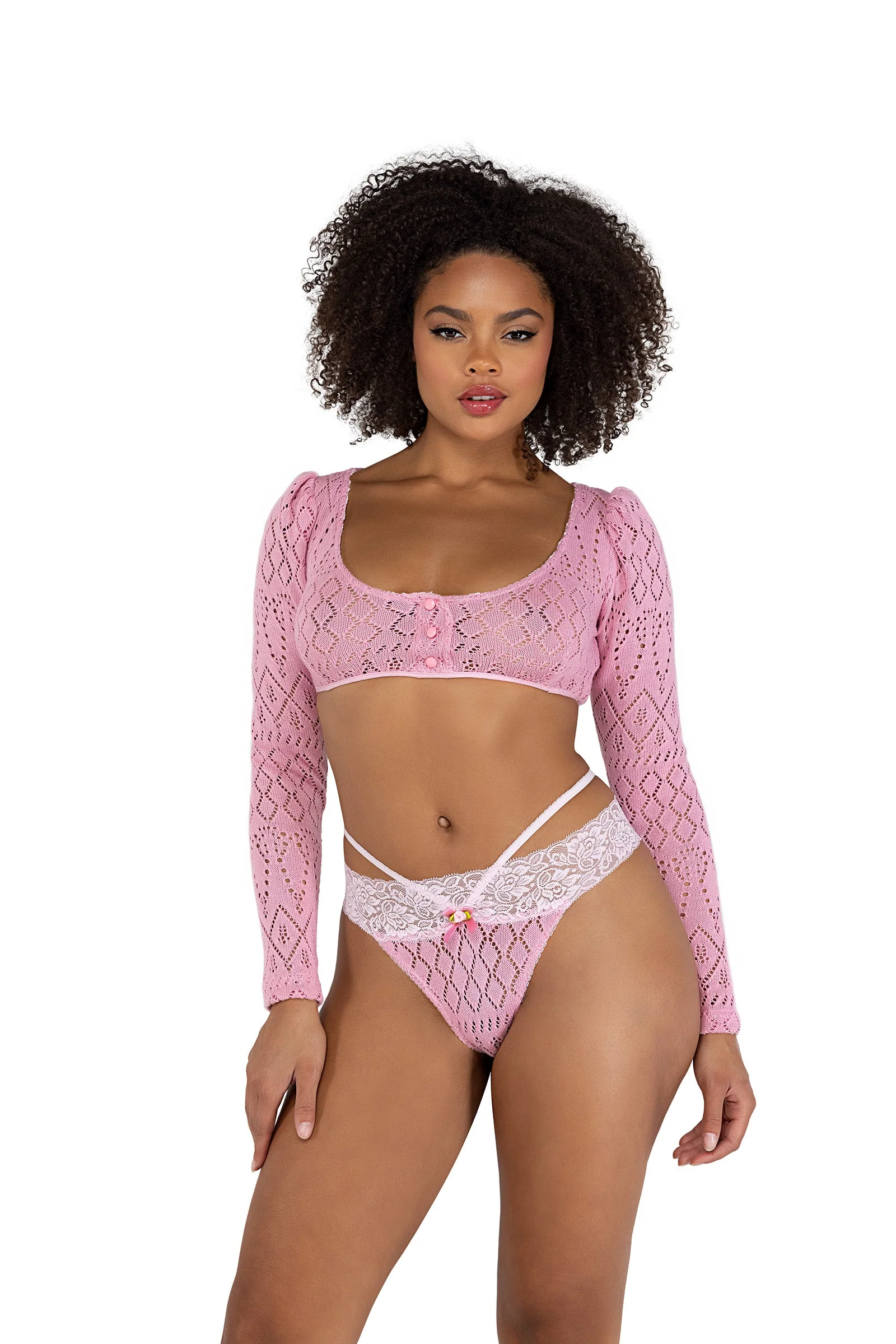 LI496 - 2PC Cozy Pointelle Set - Image 3