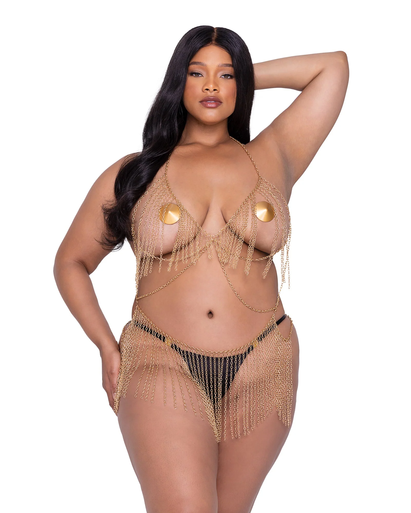 LI645 - Fringe Fetish Body Chain - Image 2