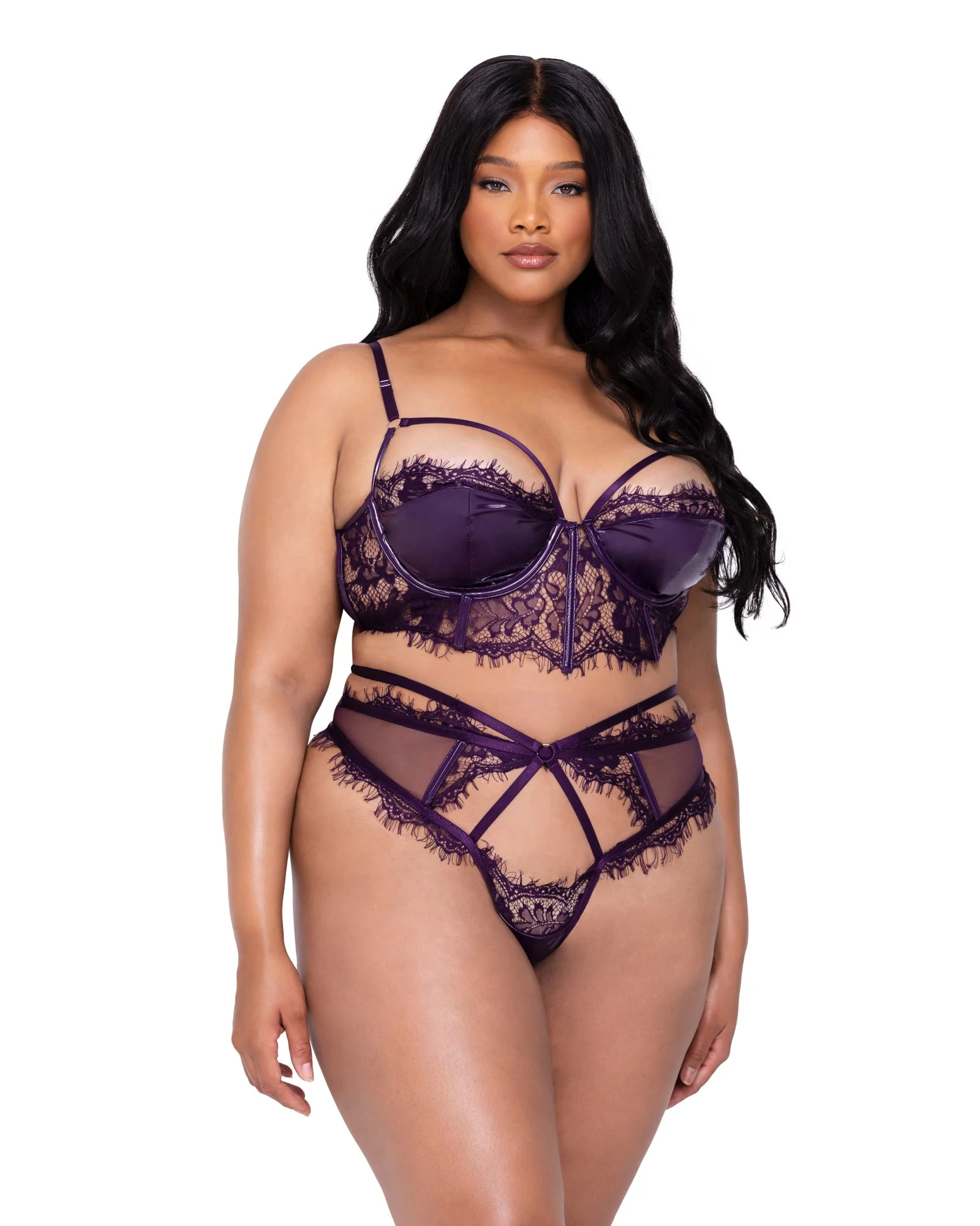 LI652 - Sugar Plum 2-Piece Short Set - Image 3