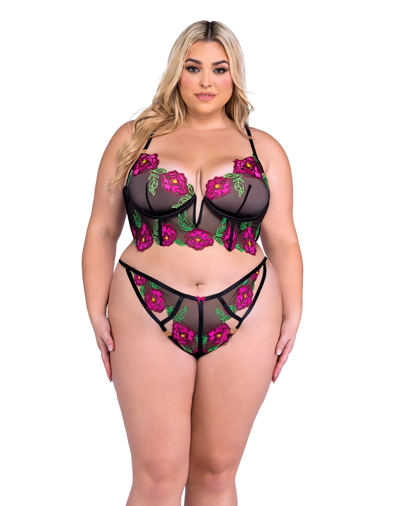 LI682 - Peony Paradise 2-Piece Bra Set - Image 3