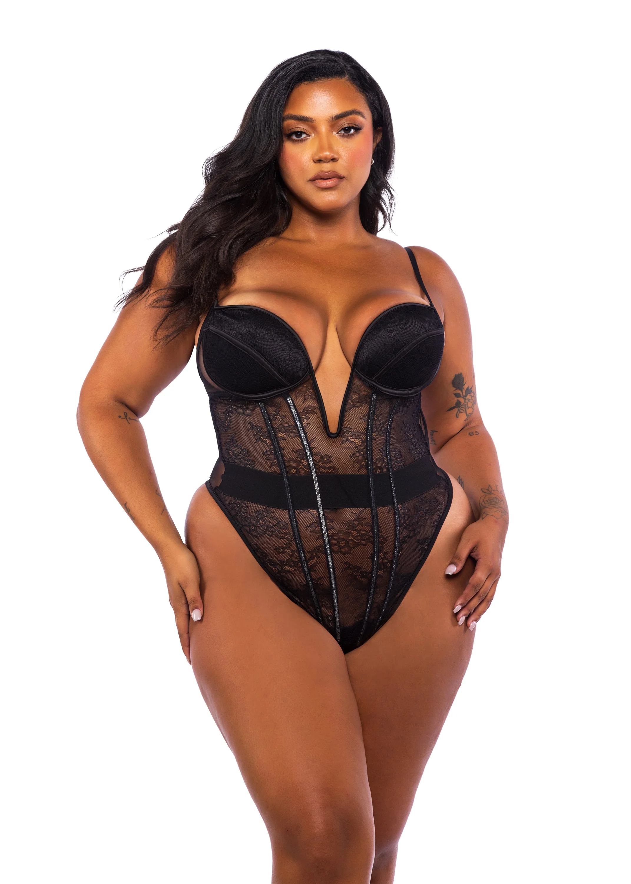 LI711 - Belle Noir Teddy - Image 3