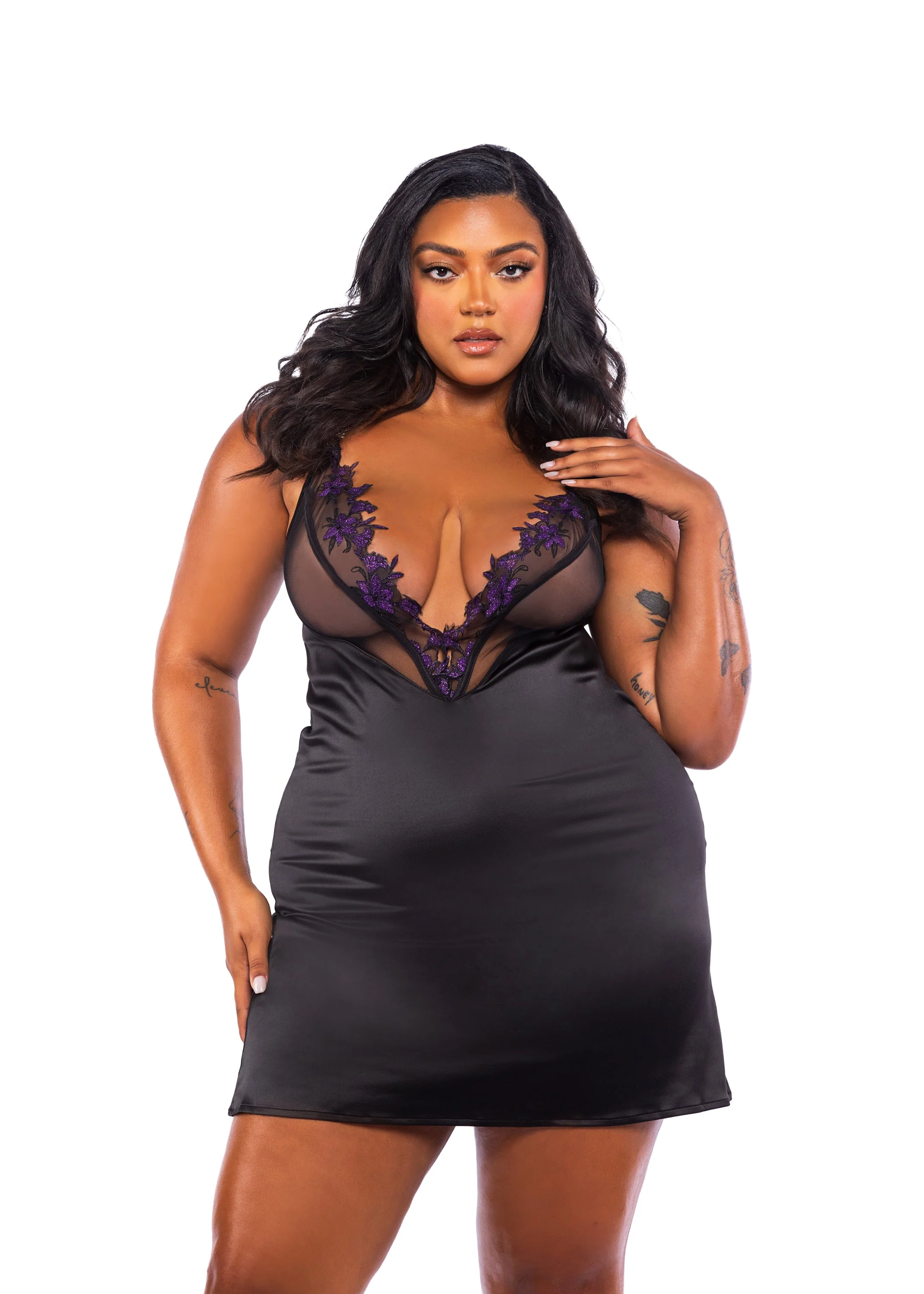 LI721 - Dark Romance Chemise - Image 3