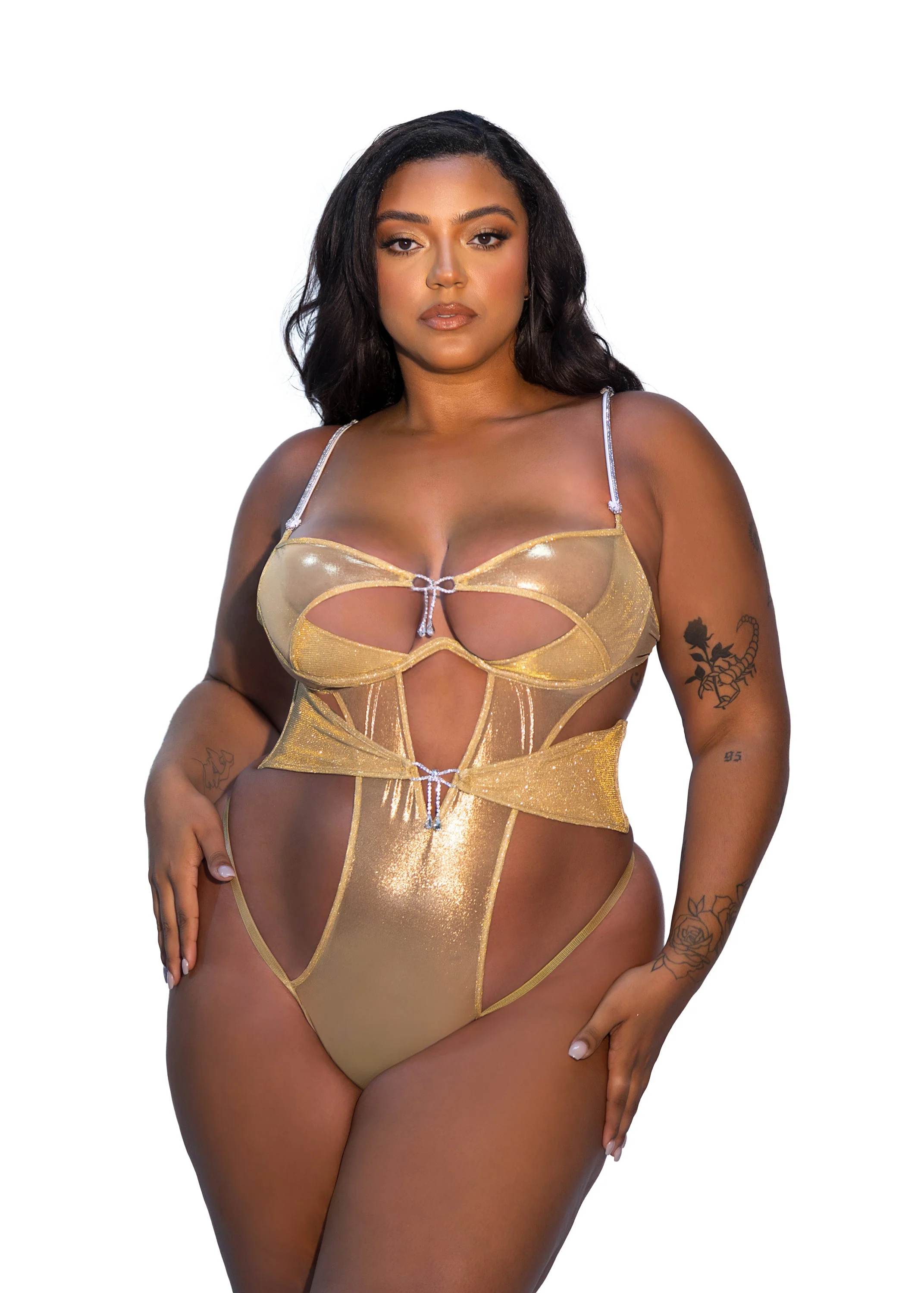 LI725 - Gilded Beauty Teddy - Image 5