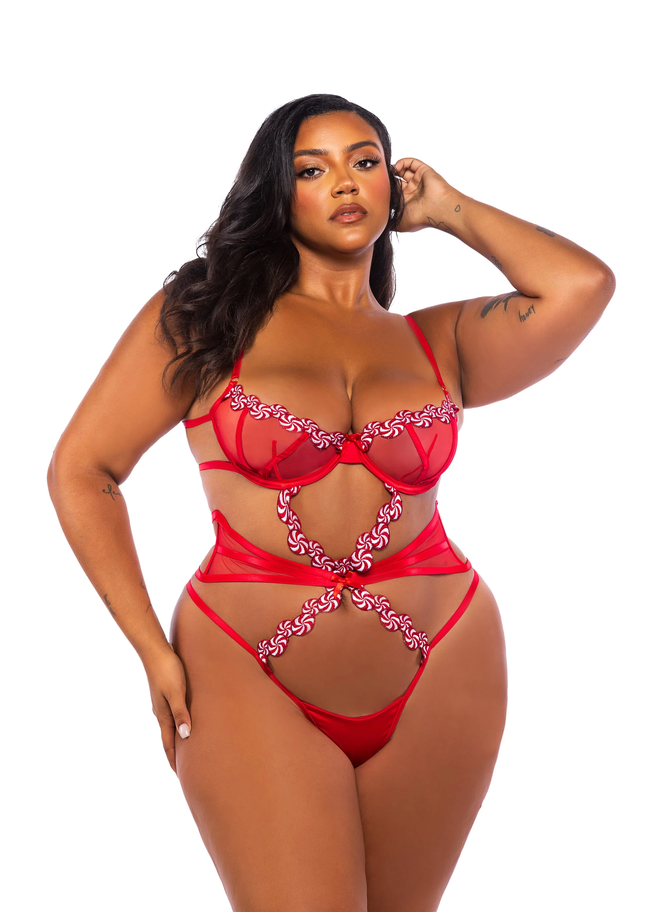 LI760 - Peppermint Kiss Teddy - Image 3