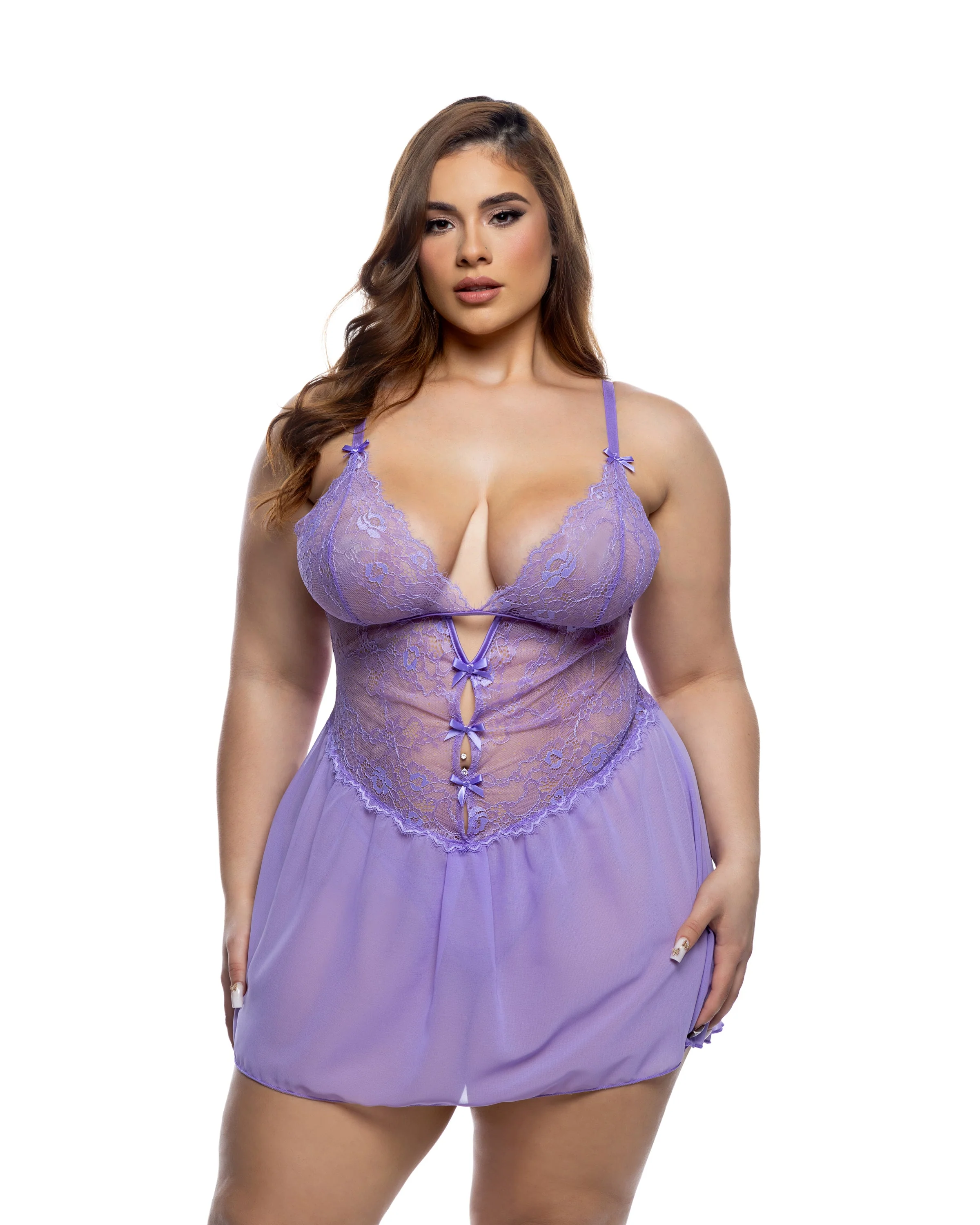 LI810 - Paradise Dream Babydoll 2pc Set - Image 3
