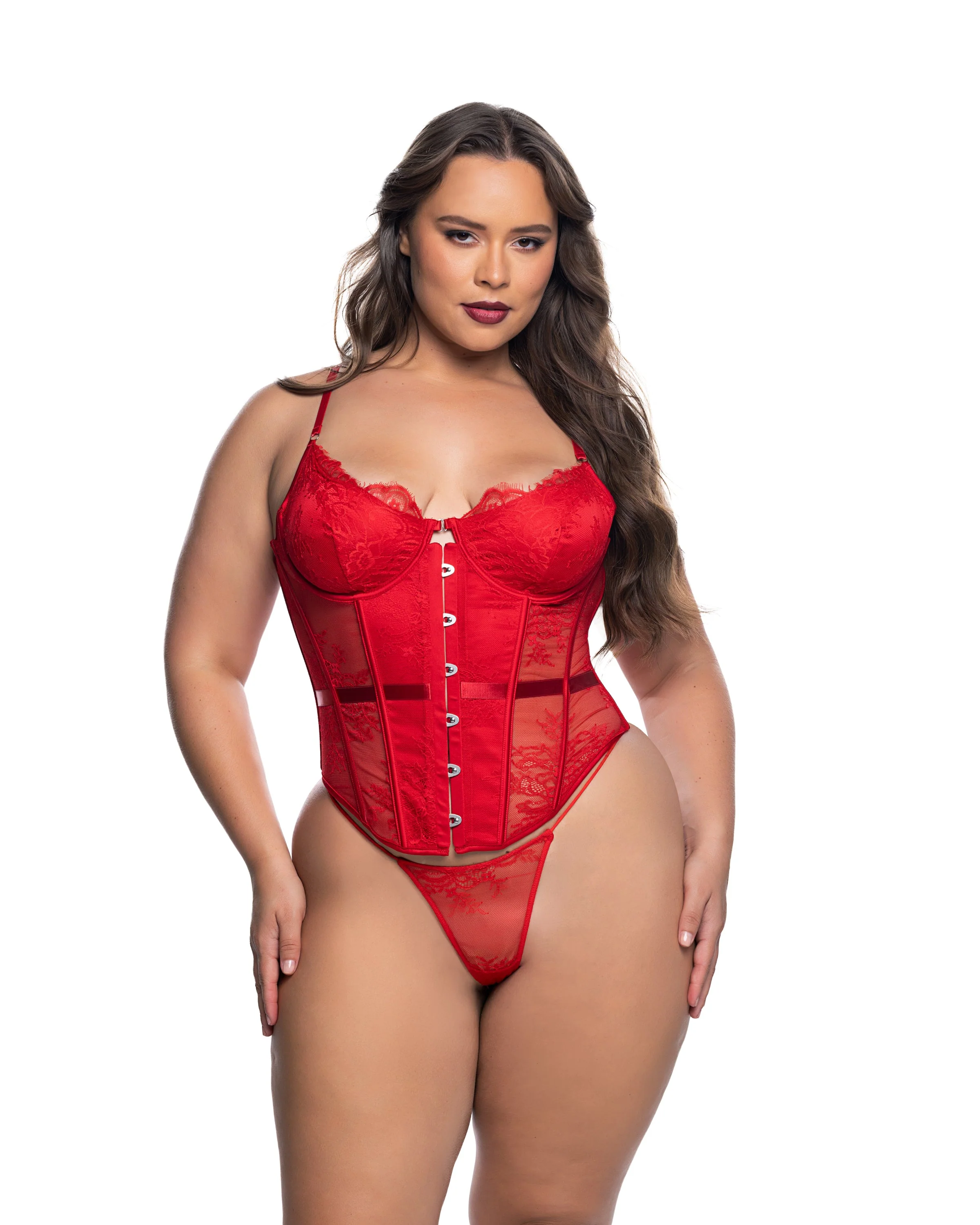 LI853 - Essentials Lace Corset - Image 7