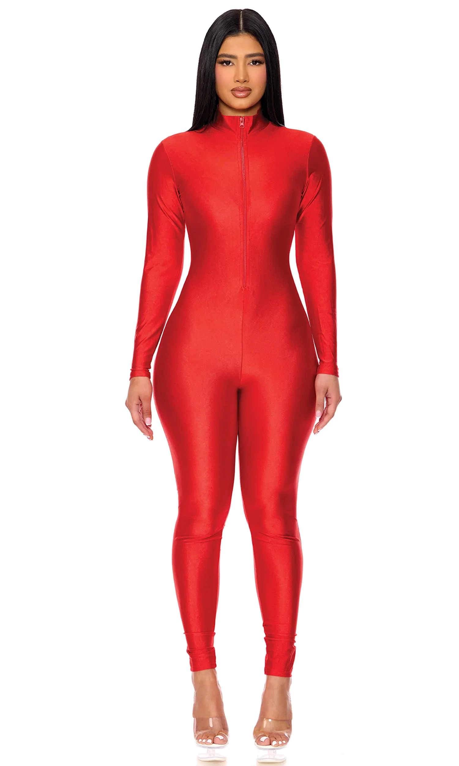 Mock Neck Jumpsuit - Image 2
