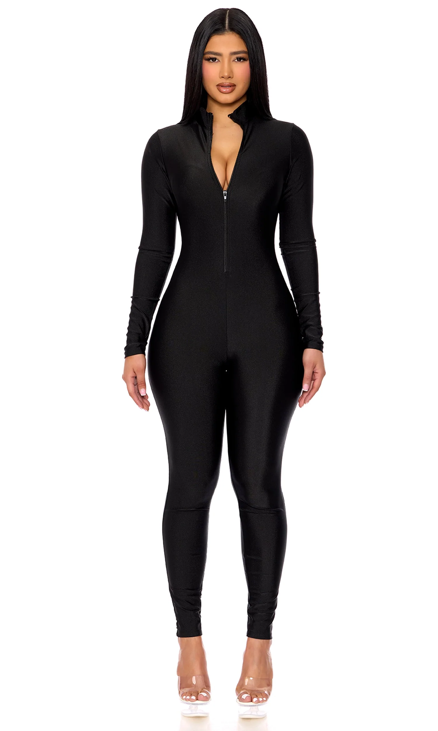 Mock Neck Jumpsuit - Image 3