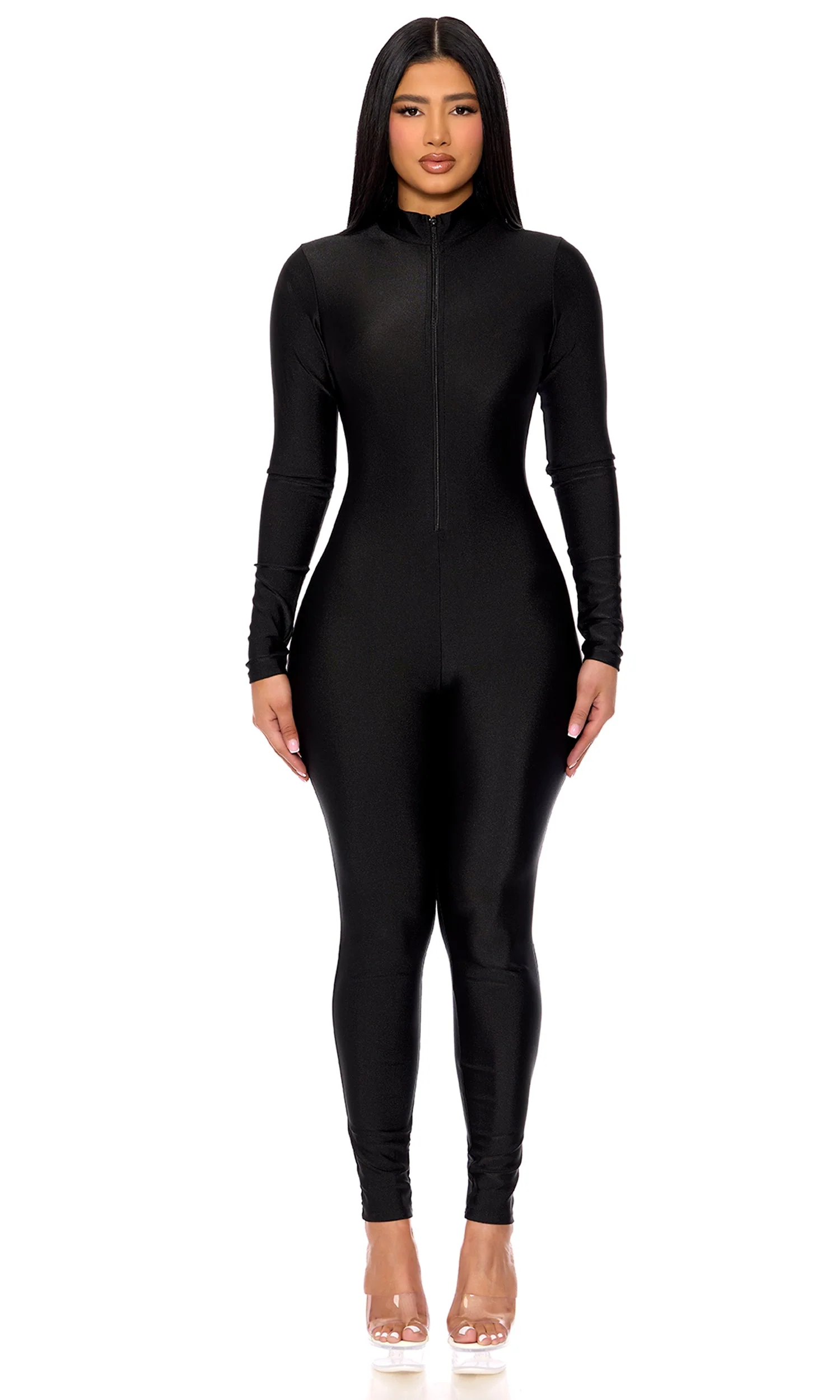 Mock Neck Jumpsuit - Image 4