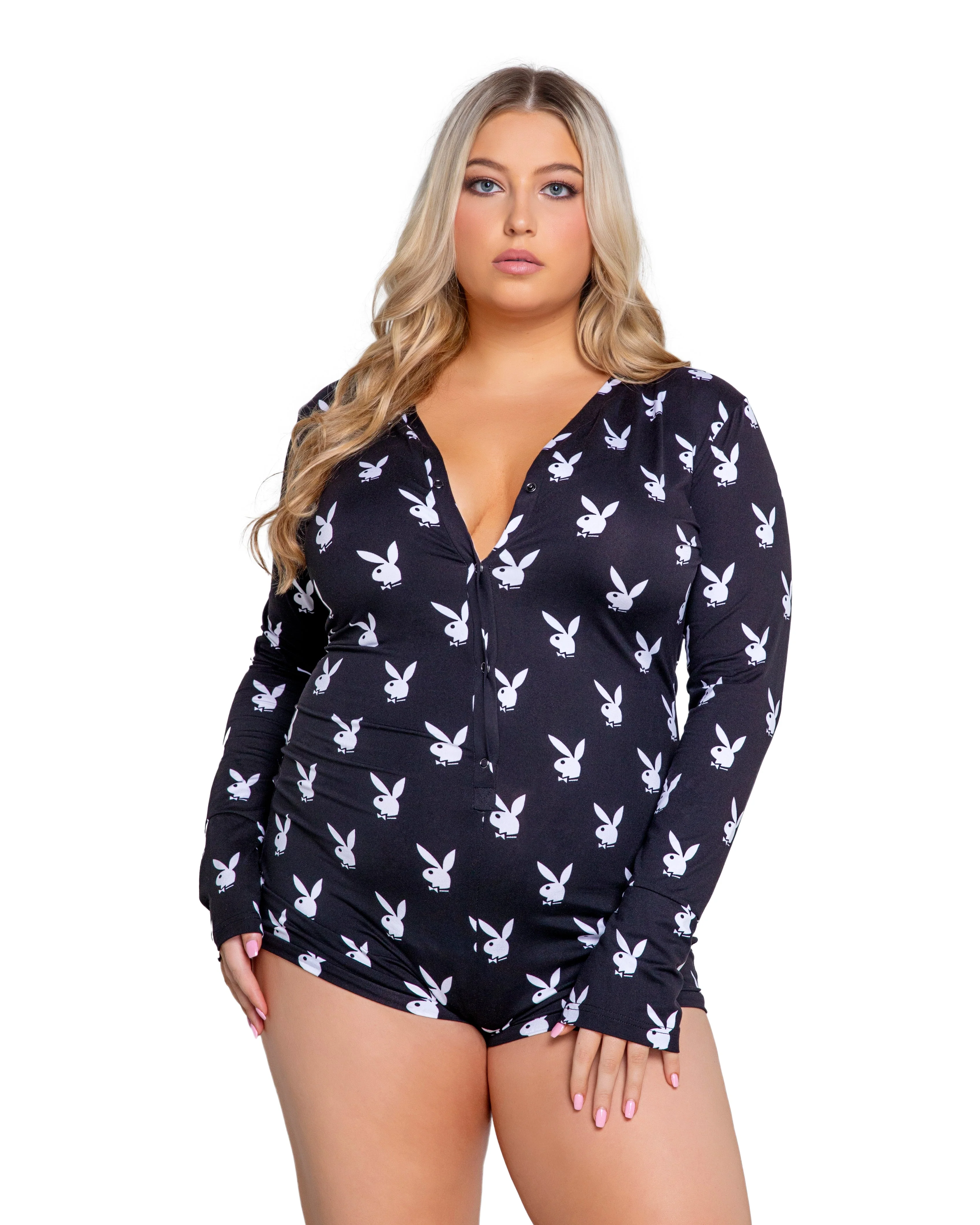 PBLI130 - Playboy Slumber Bunny Romper - Image 7